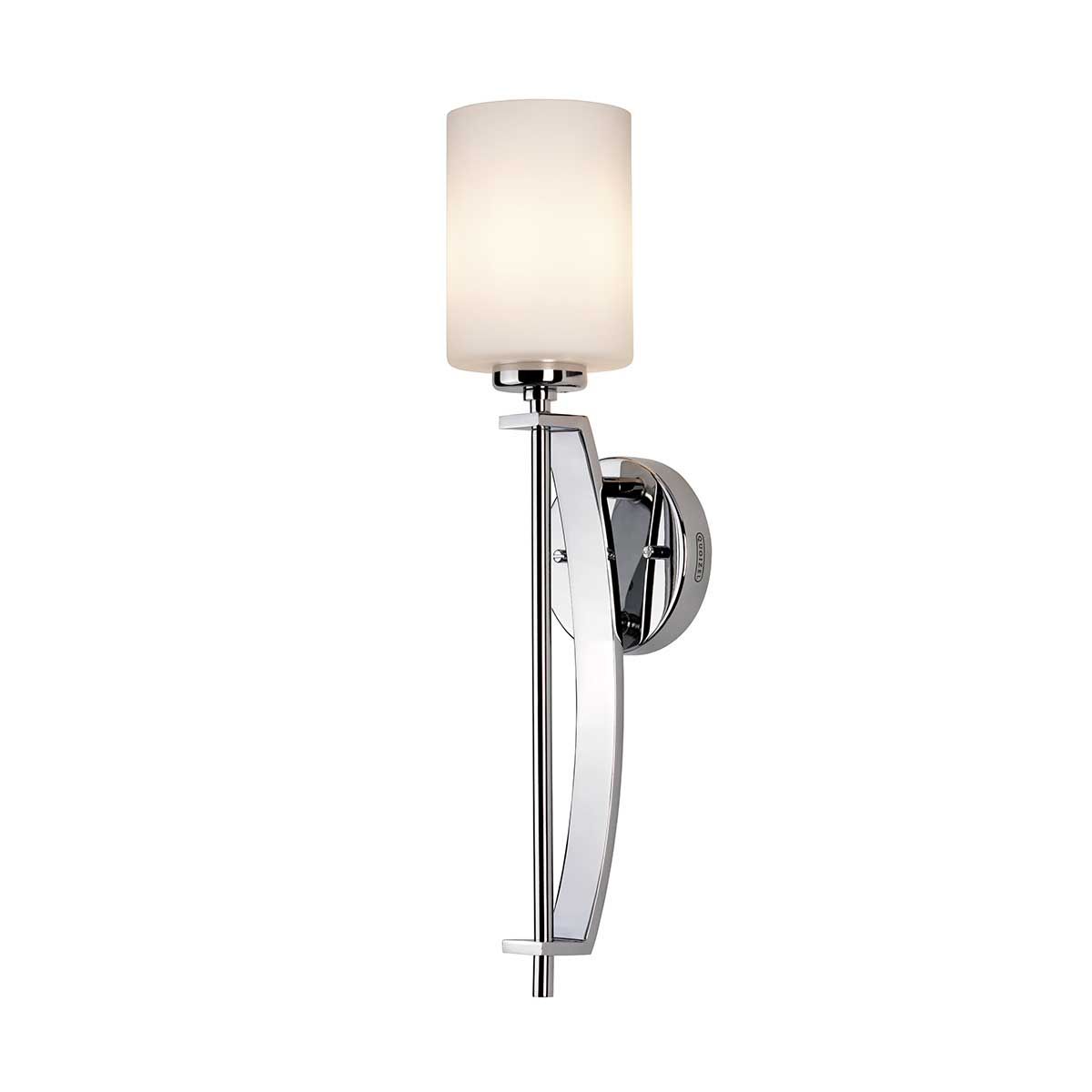 Quoizel Taylor Single Large Bathroom Wall Light - Polished Chrome