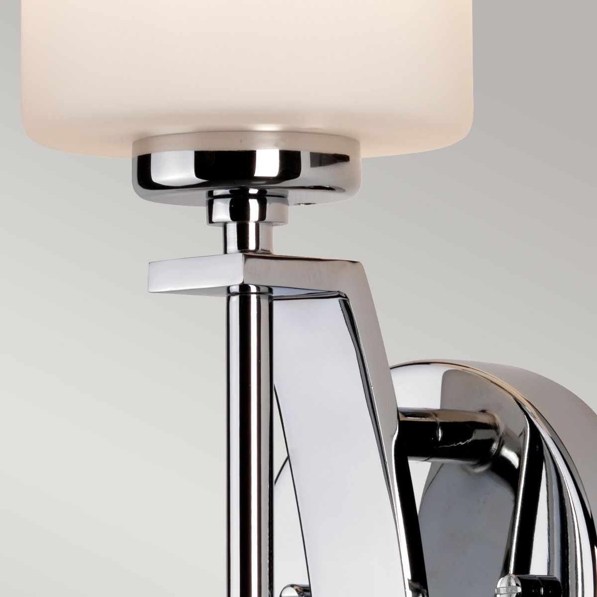 Quoizel Taylor Single Large Bathroom Wall Light - Polished Chrome