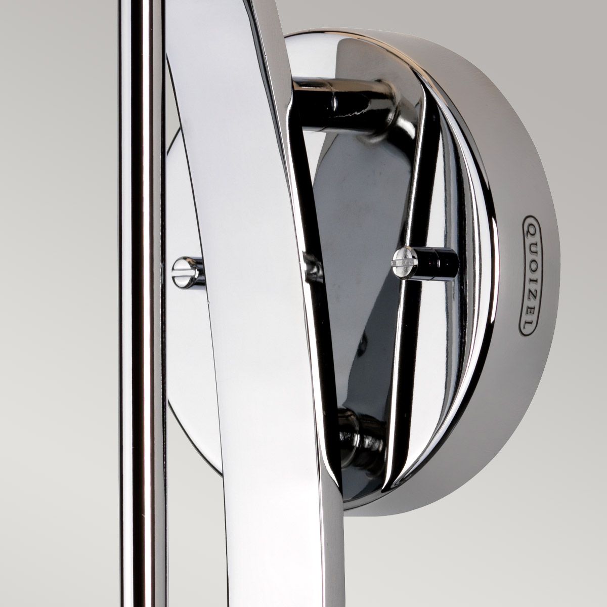 Quoizel Taylor Single Large Bathroom Wall Light - Polished Chrome