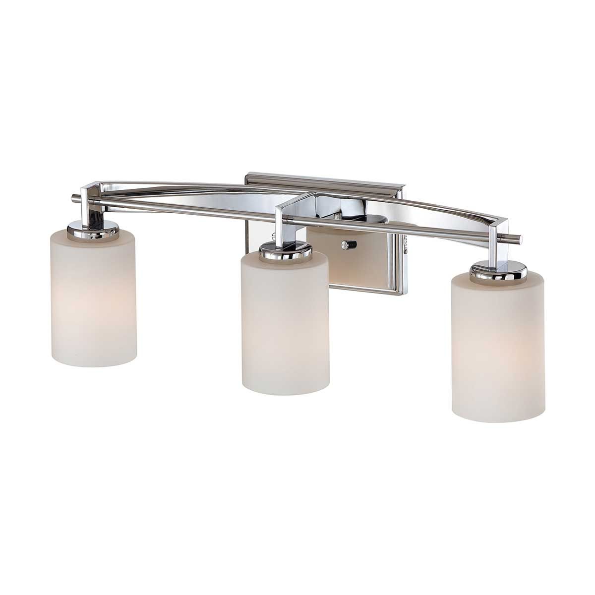 Quoizel Taylor 3 Light Above Mirror Bathroom Light - Polished Chrome
