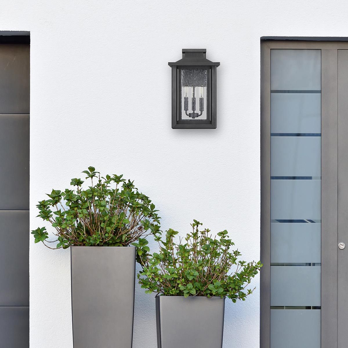 Quoizel Wakefield 3 Light Large Wall Lantern - Earth Black