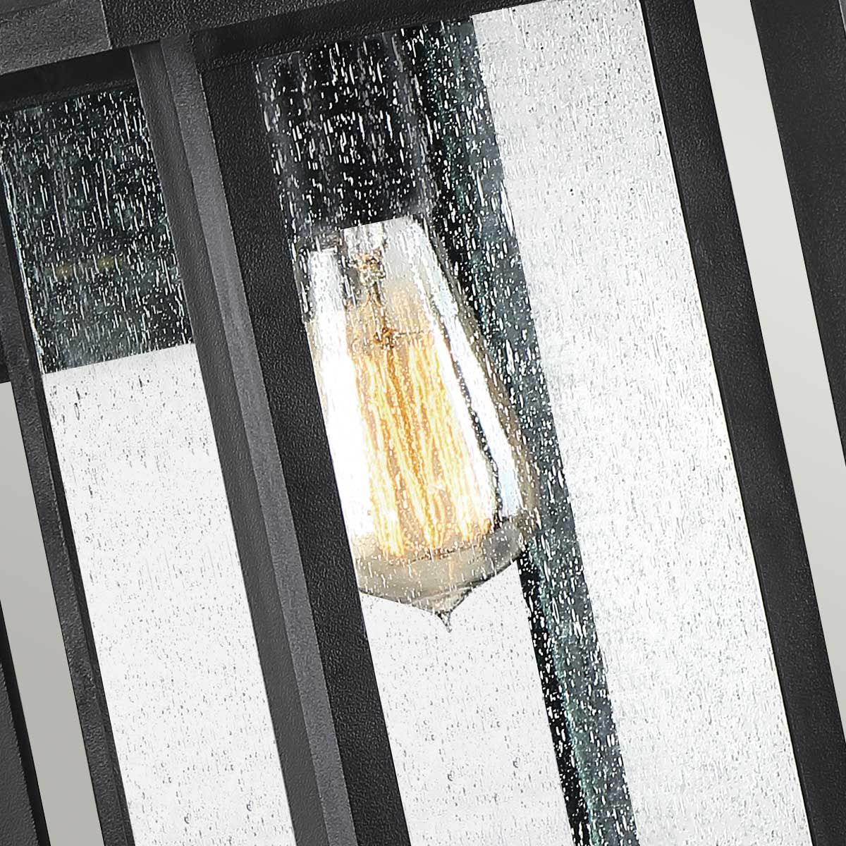 Quoizel Wakefield Single Medium Wall Lantern - Earth Black