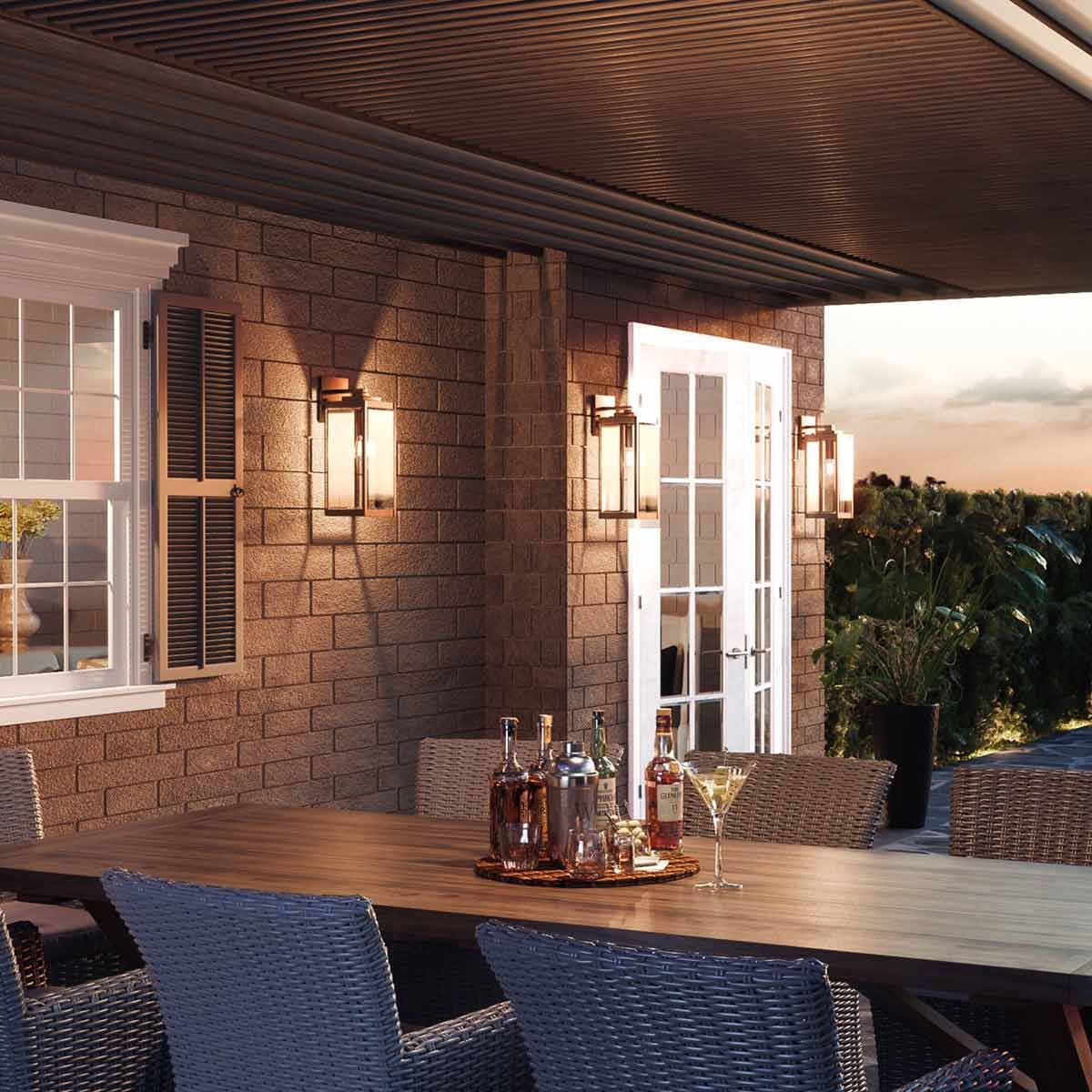Quoizel Wakefield Single Medium Wall Lantern - Earth Black