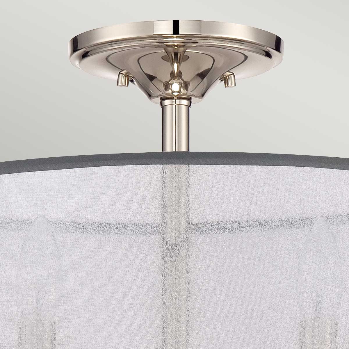 Quoizel Whitney Semi-Flush / Pendant Light - Imperial Silver