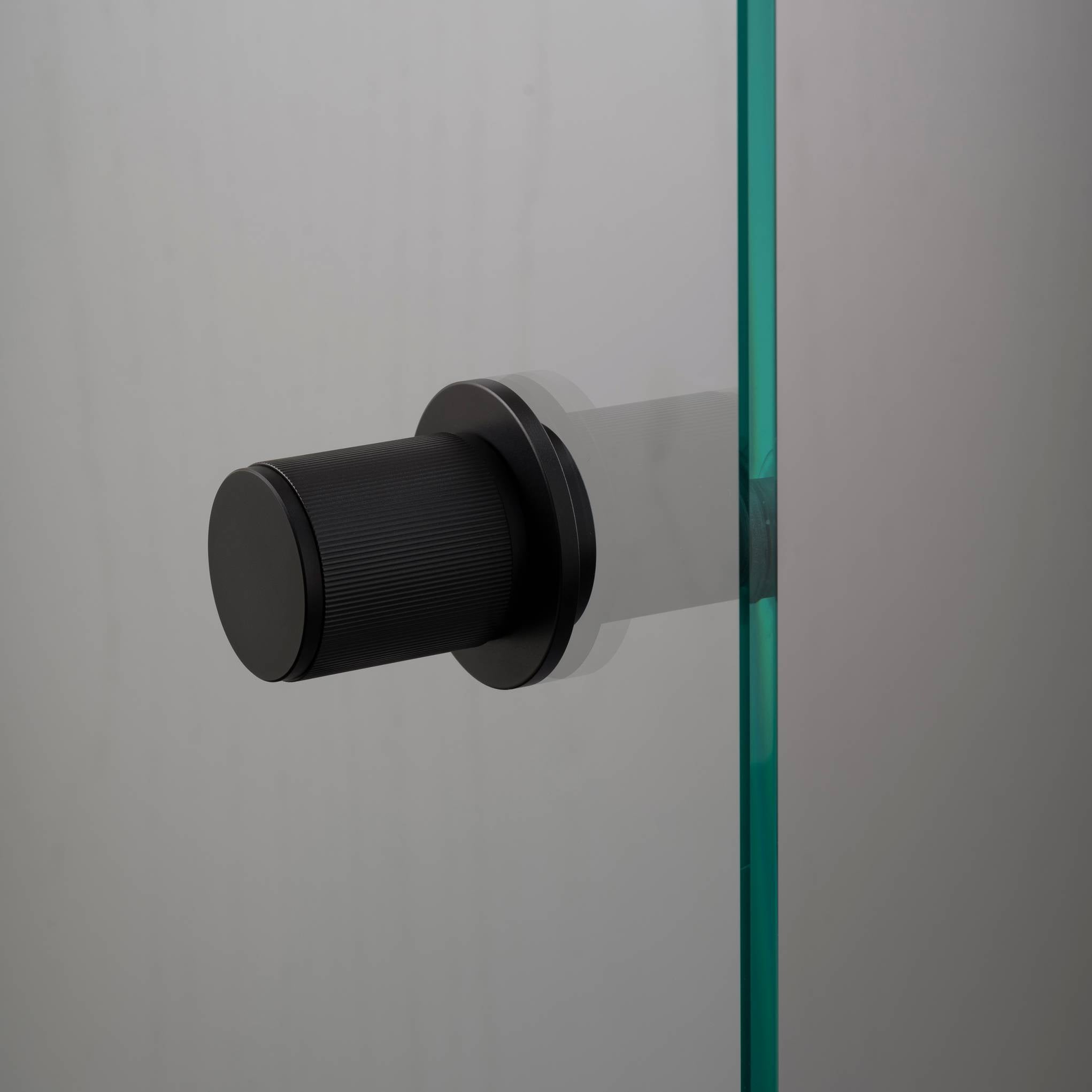 Buster + Punch Door Knob - Fixed - Single-Sided - Linear Knurl