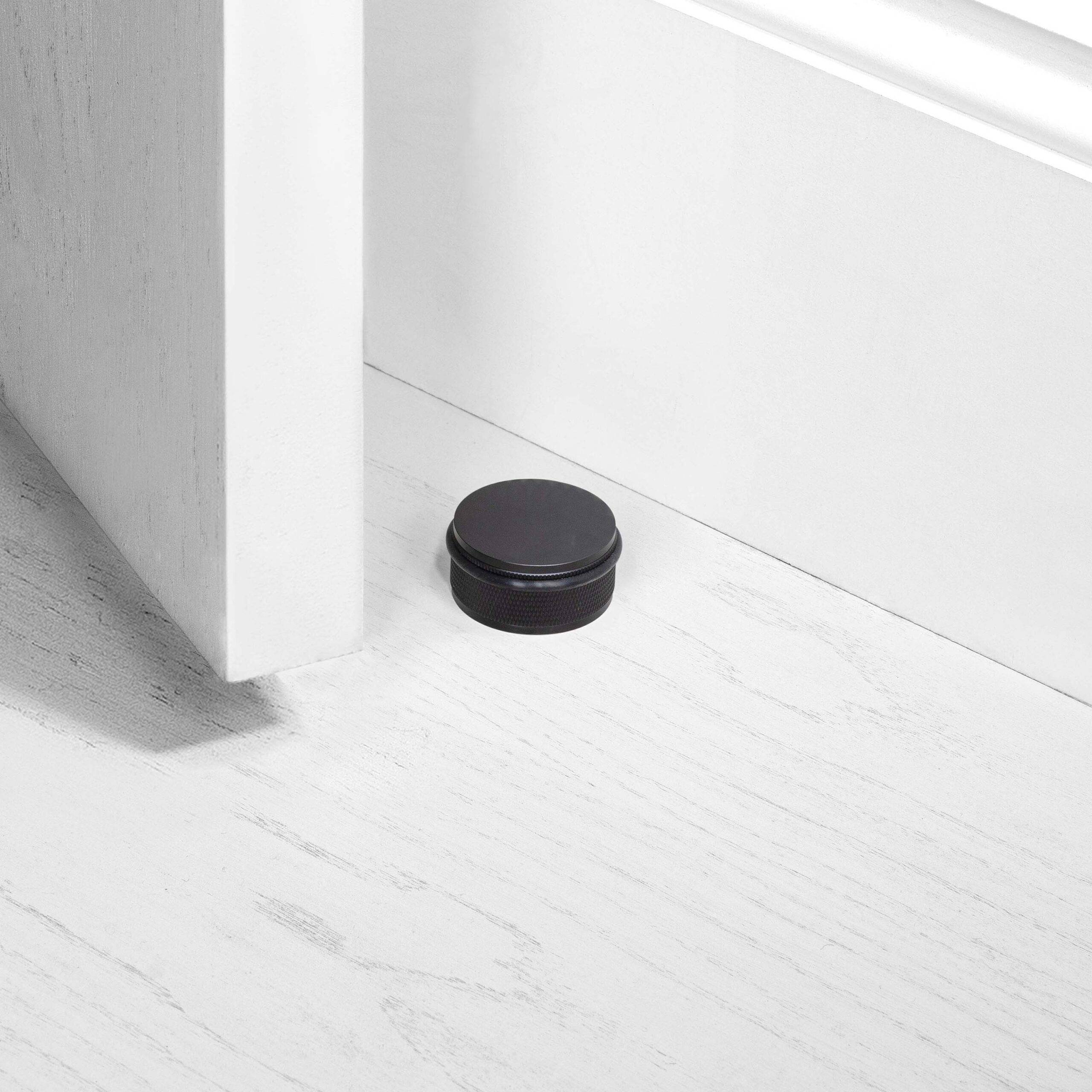 Buster + Punch Door Stop - Floor - Cross Knurl