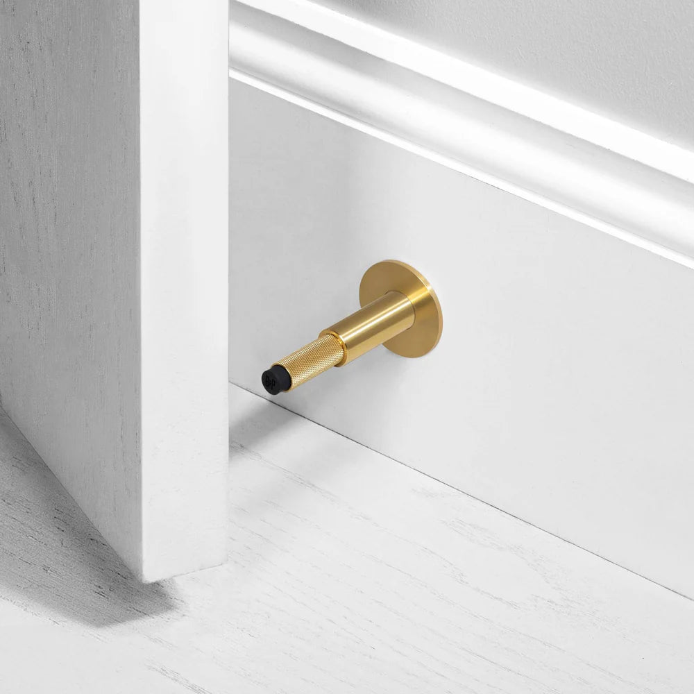 Buster + Punch Door Stop - Wall - Cross Knurl