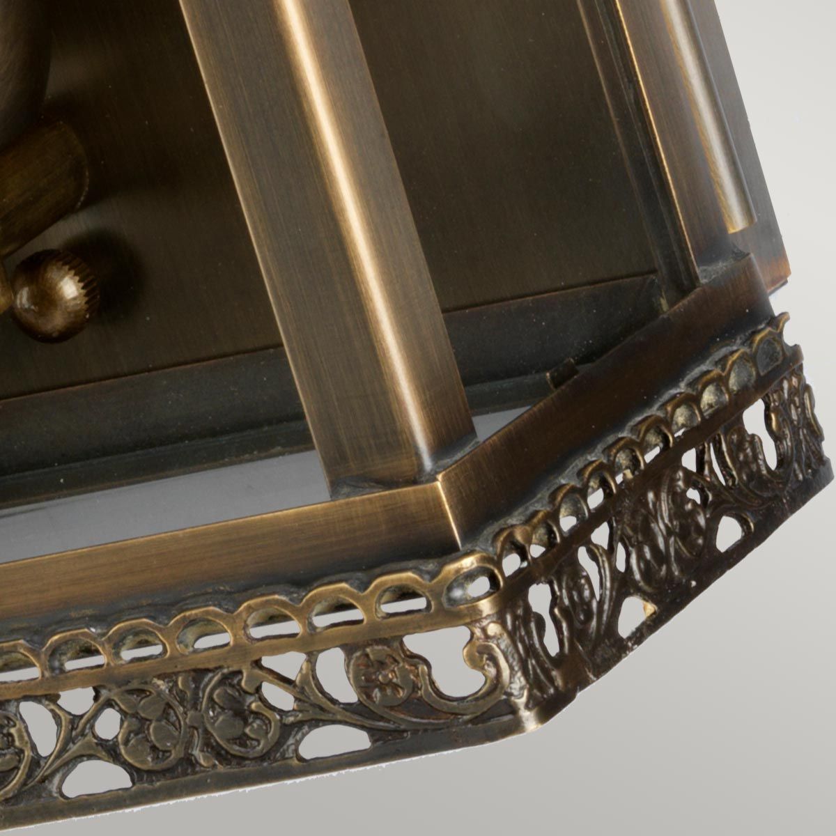Elstead Regents Park Single Wall Lantern - Aged Brass