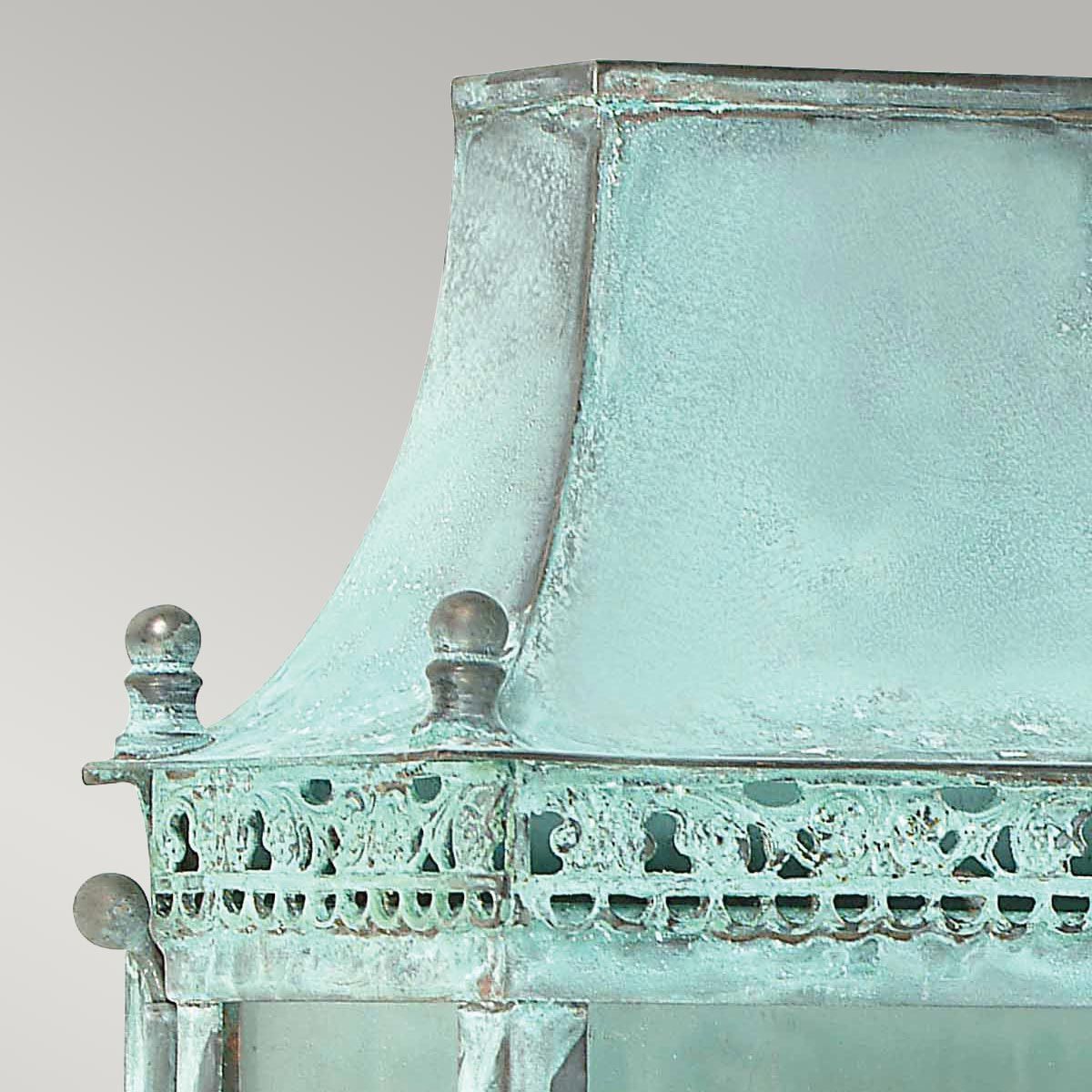 Elstead Regents Park Single Wall Lantern - Verdigris