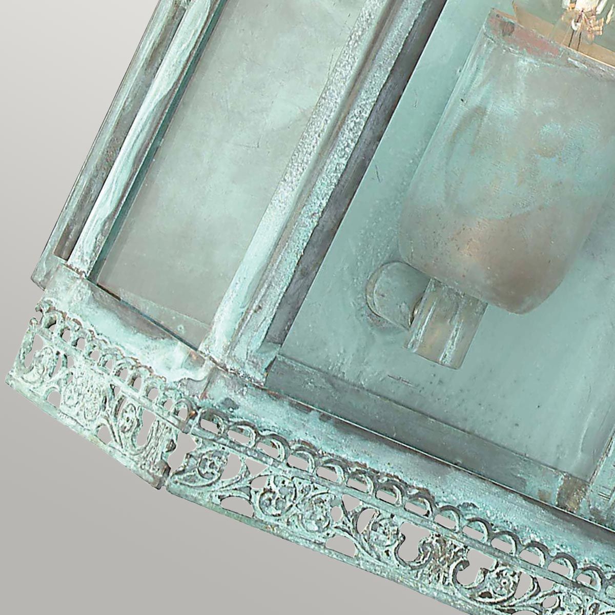 Elstead Regents Park Single Wall Lantern - Verdigris