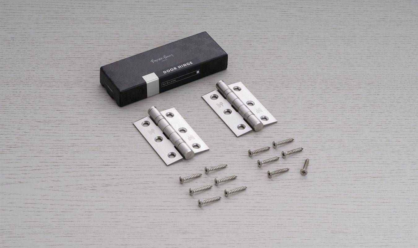 Buster + Punch Door Hinge - Set of 2 - 76 x 51 x 2 mm