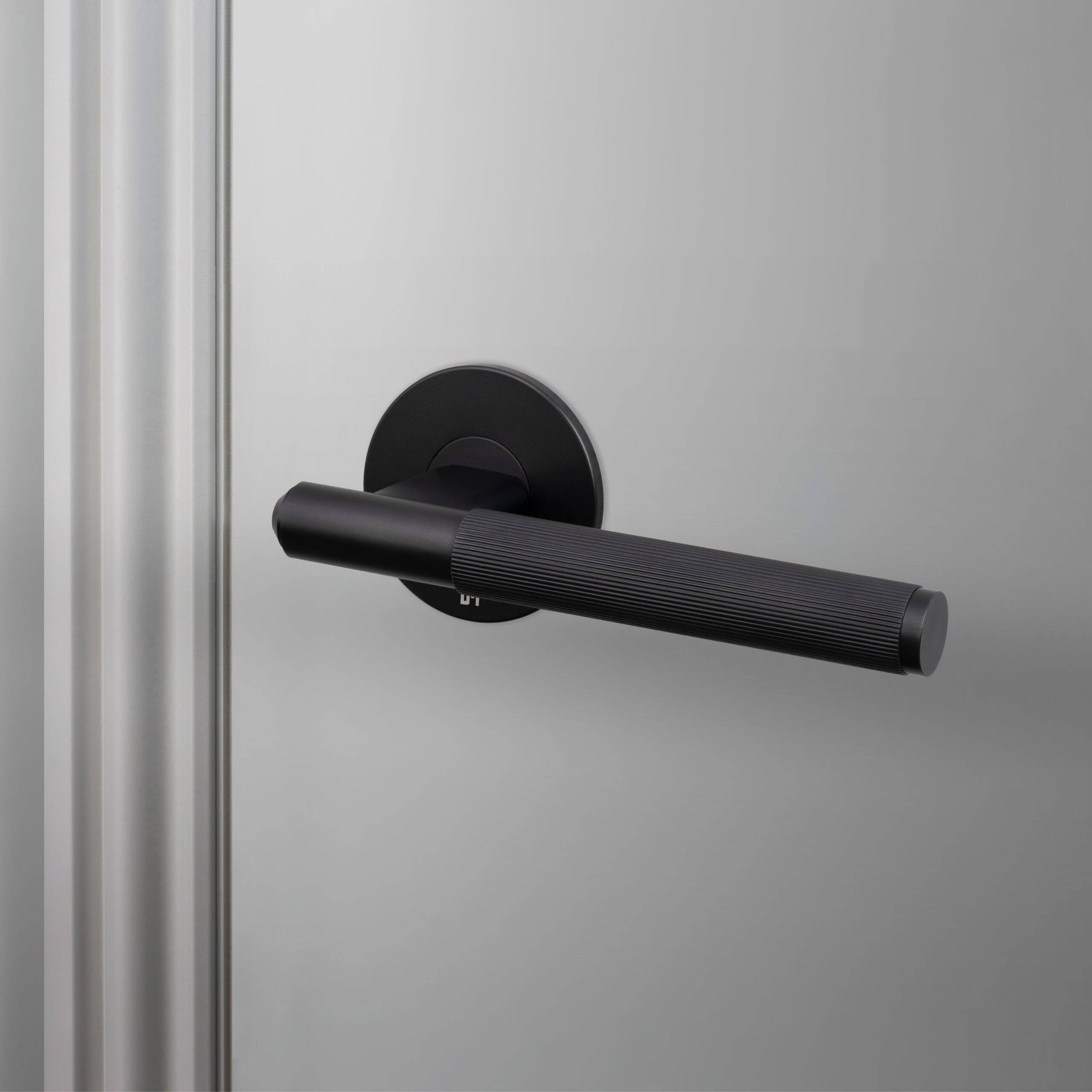 Buster + Punch Door Handle - Fixed - Single-Sided - Linear Knurl