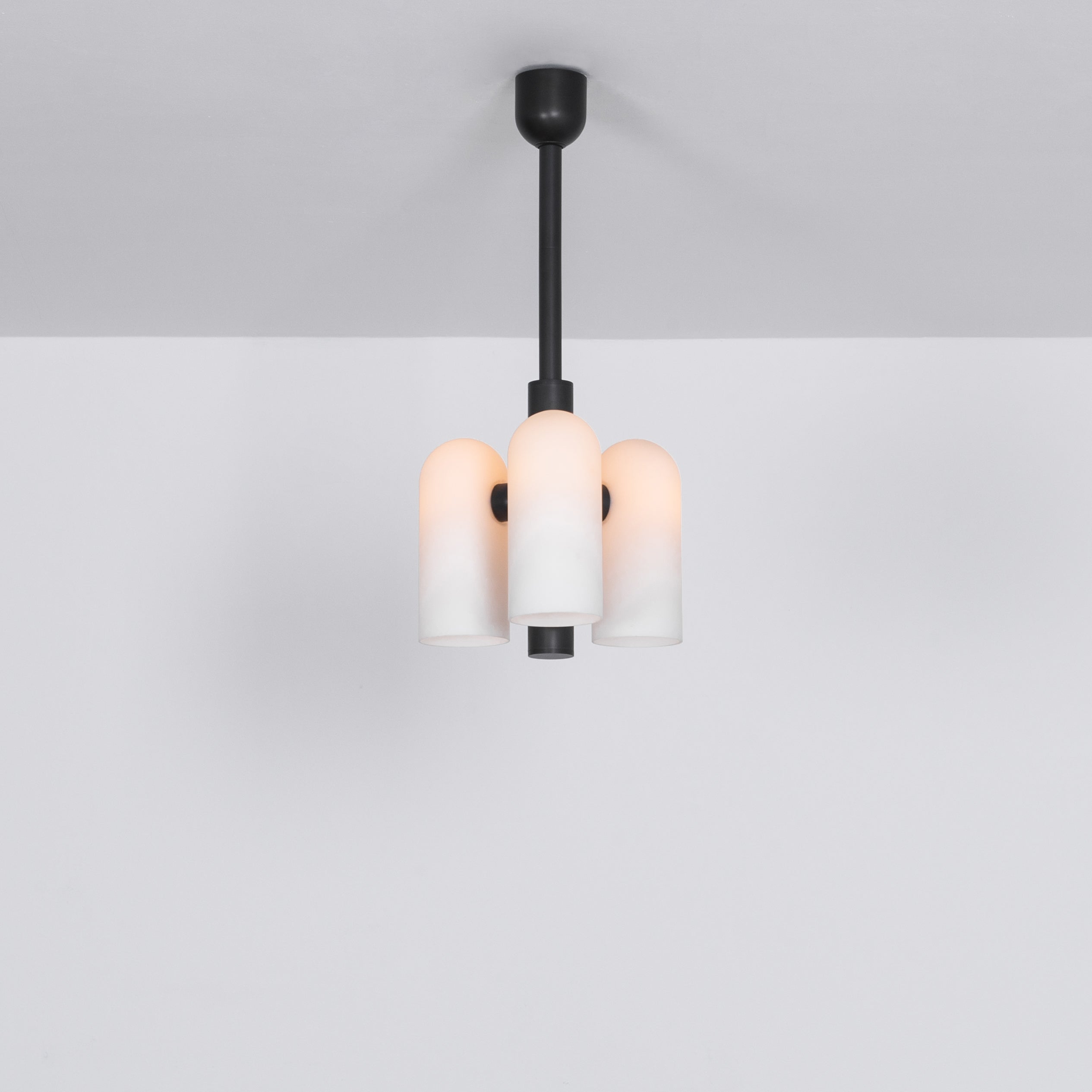Schwung Odyssey 3 Light Pendant - Opal Mat Glass