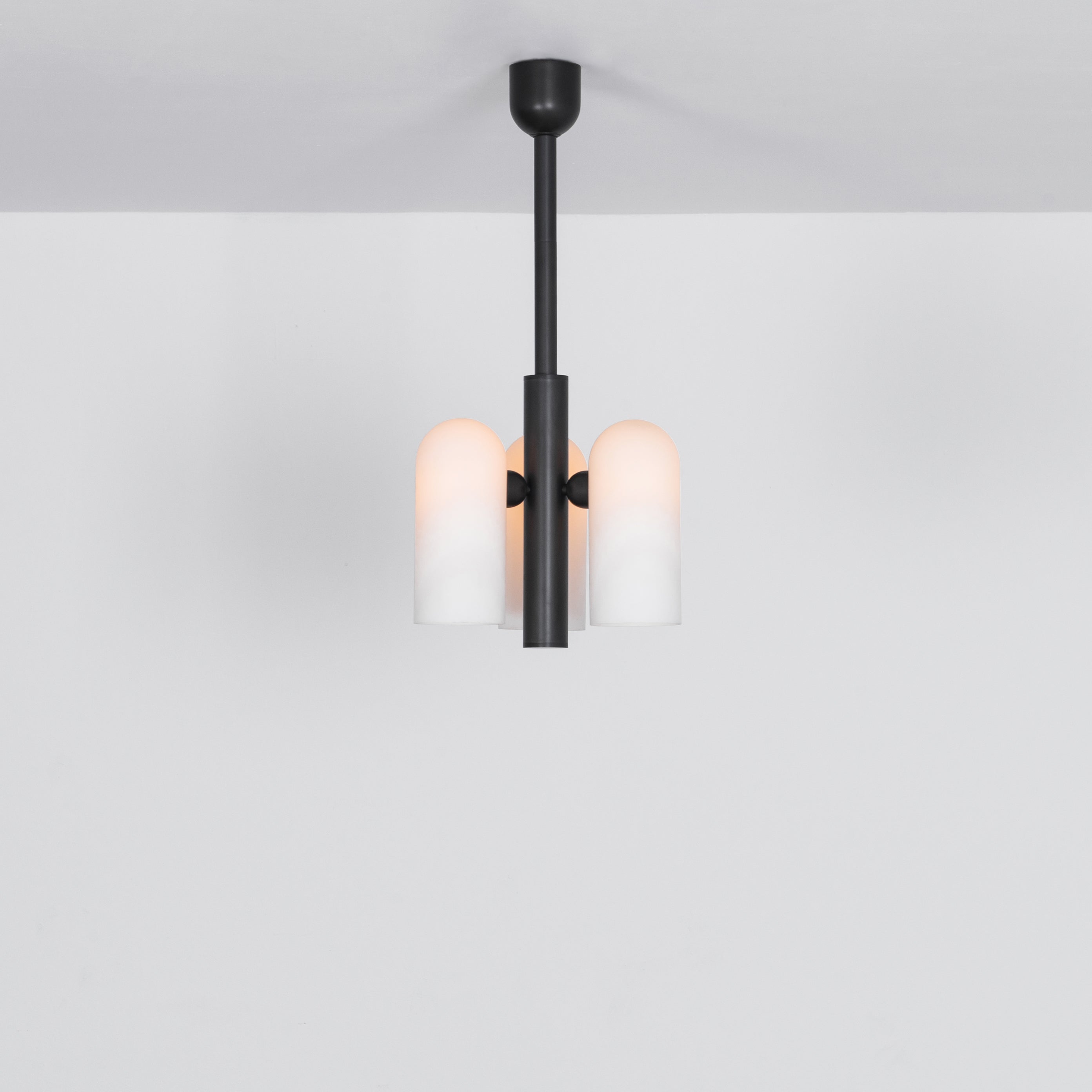 Schwung Odyssey 3 Light Pendant - Opal Mat Glass