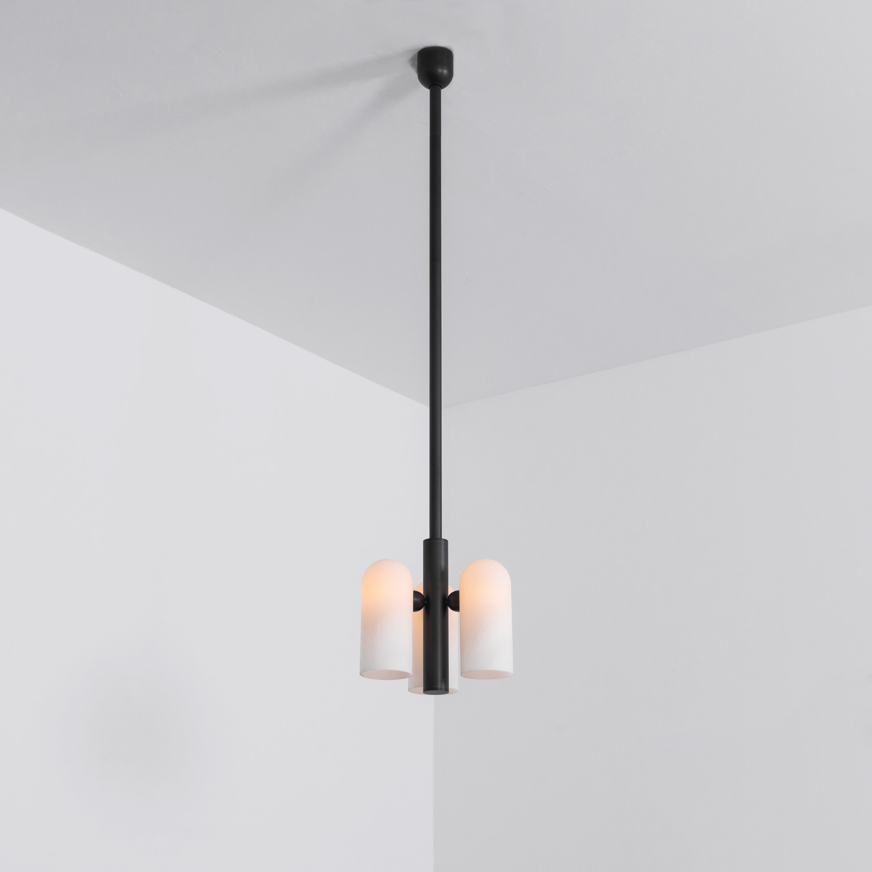 Schwung Odyssey 3 Light Pendant - Opal Mat Glass