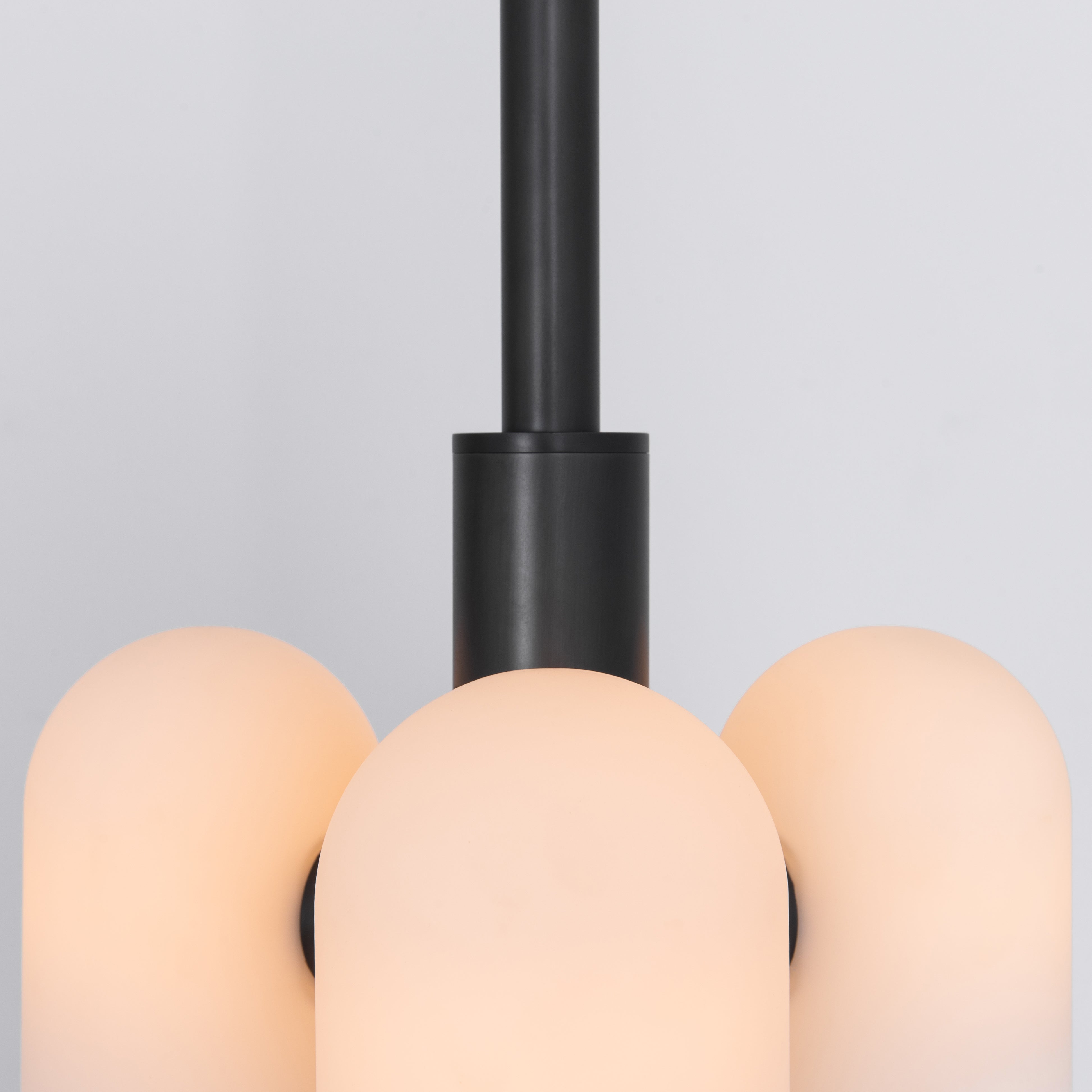 Schwung Odyssey 3 Light Pendant - Opal Mat Glass