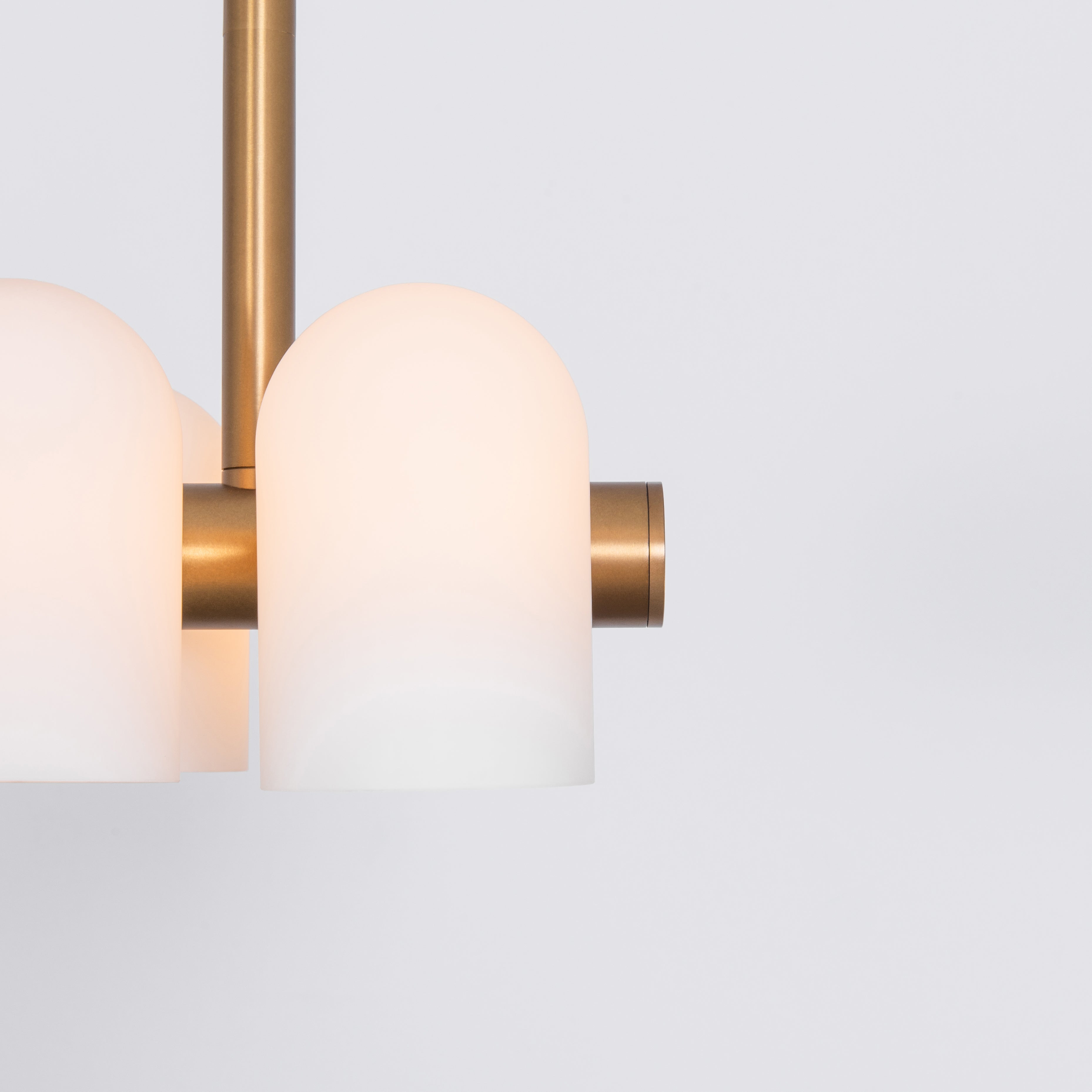 Schwung Odyssey 4 Light Pendant - Opal Mat Glass
