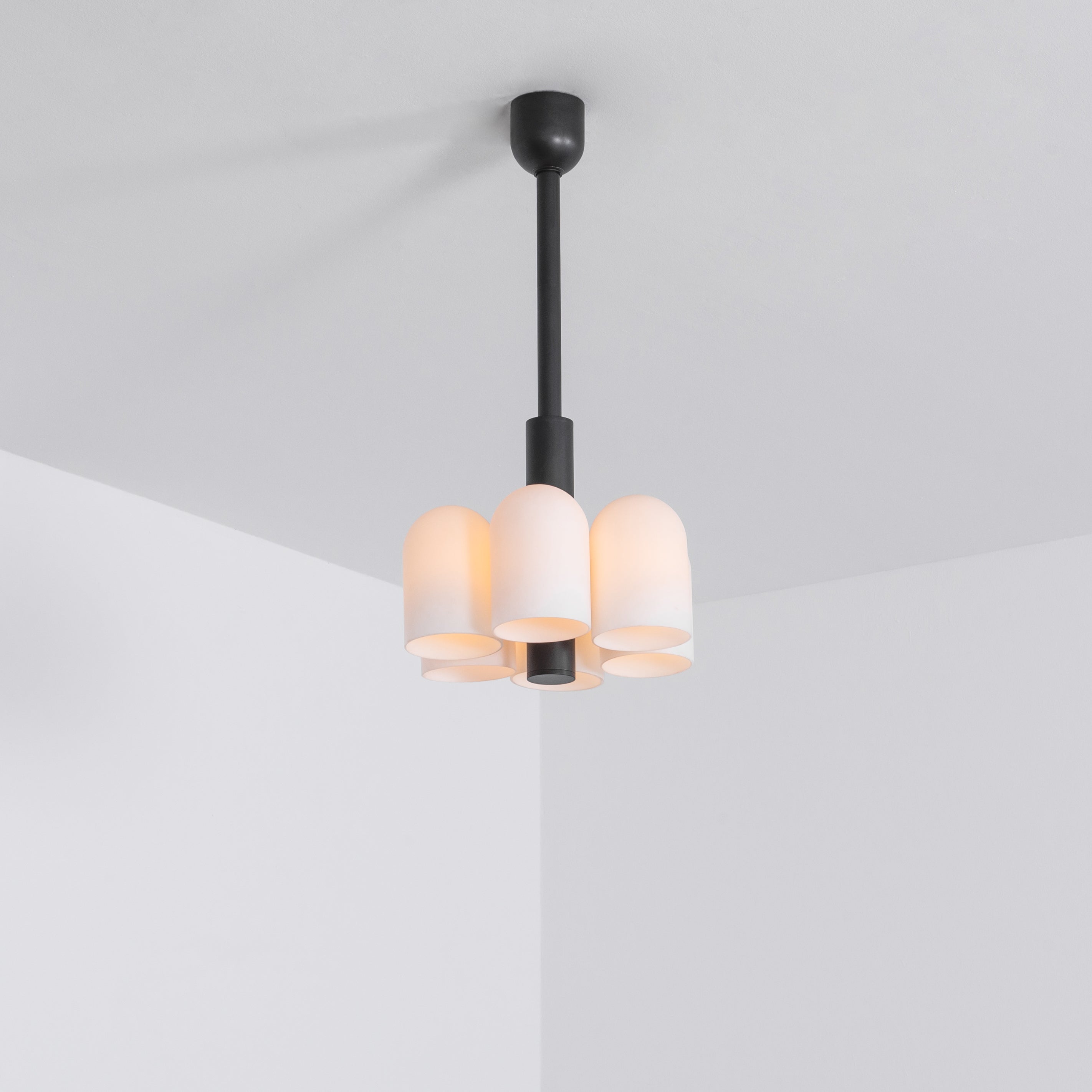 Schwung Odyssey 6 Light Pendant - Opal Mat Glass