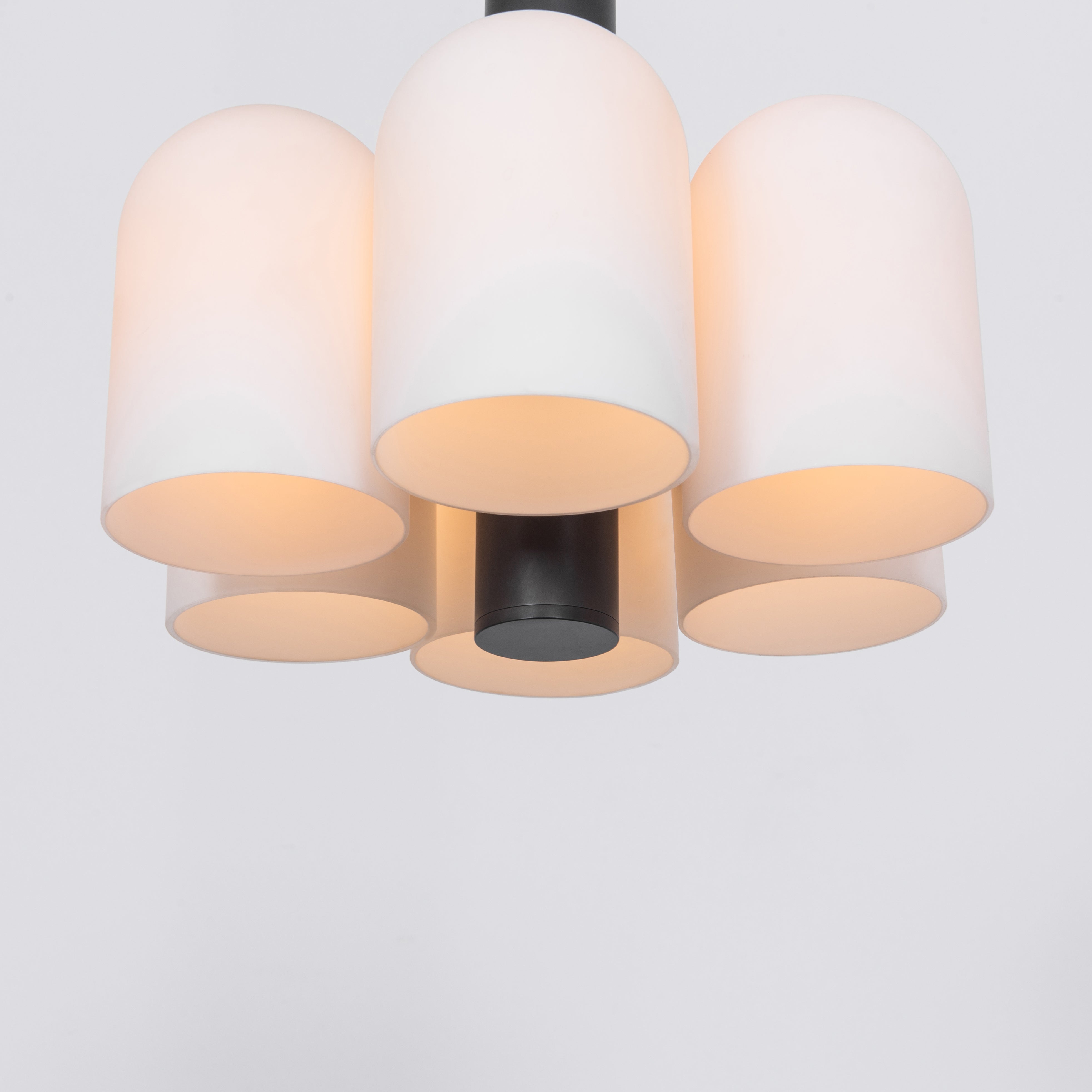 Schwung Odyssey 6 Light Pendant - Opal Mat Glass
