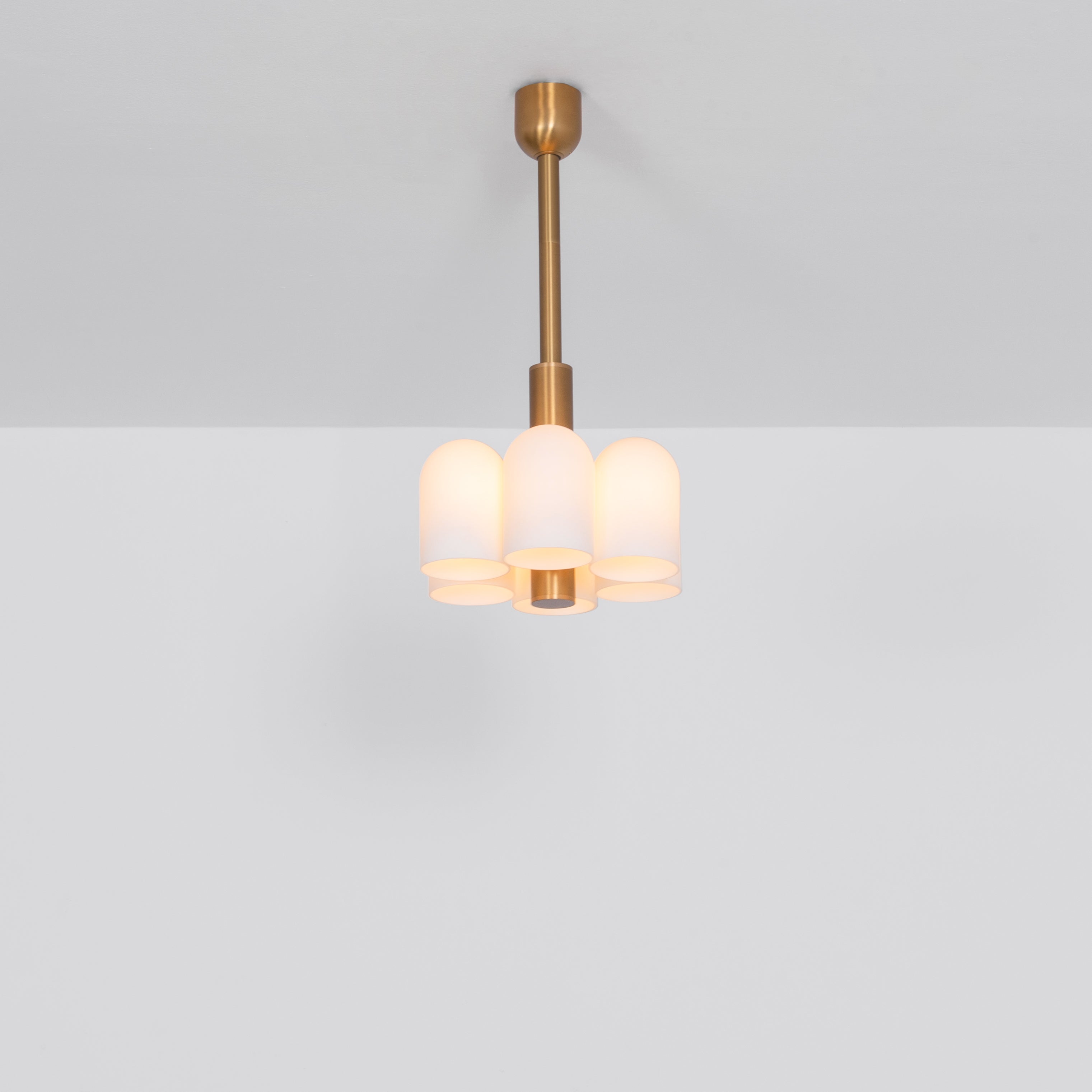 Schwung Odyssey 6 Light Pendant - Opal Mat Glass