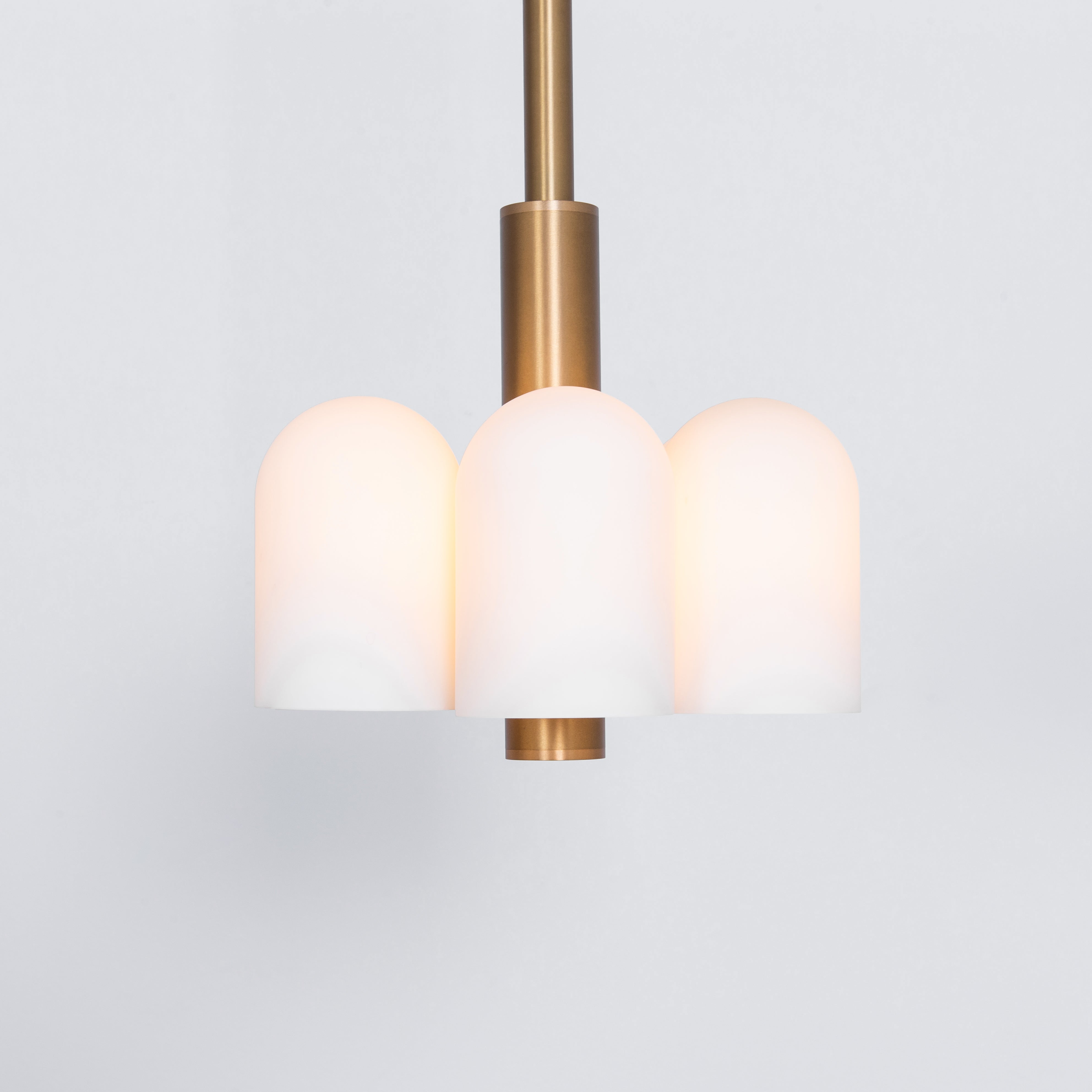 Schwung Odyssey 6 Light Pendant - Opal Mat Glass