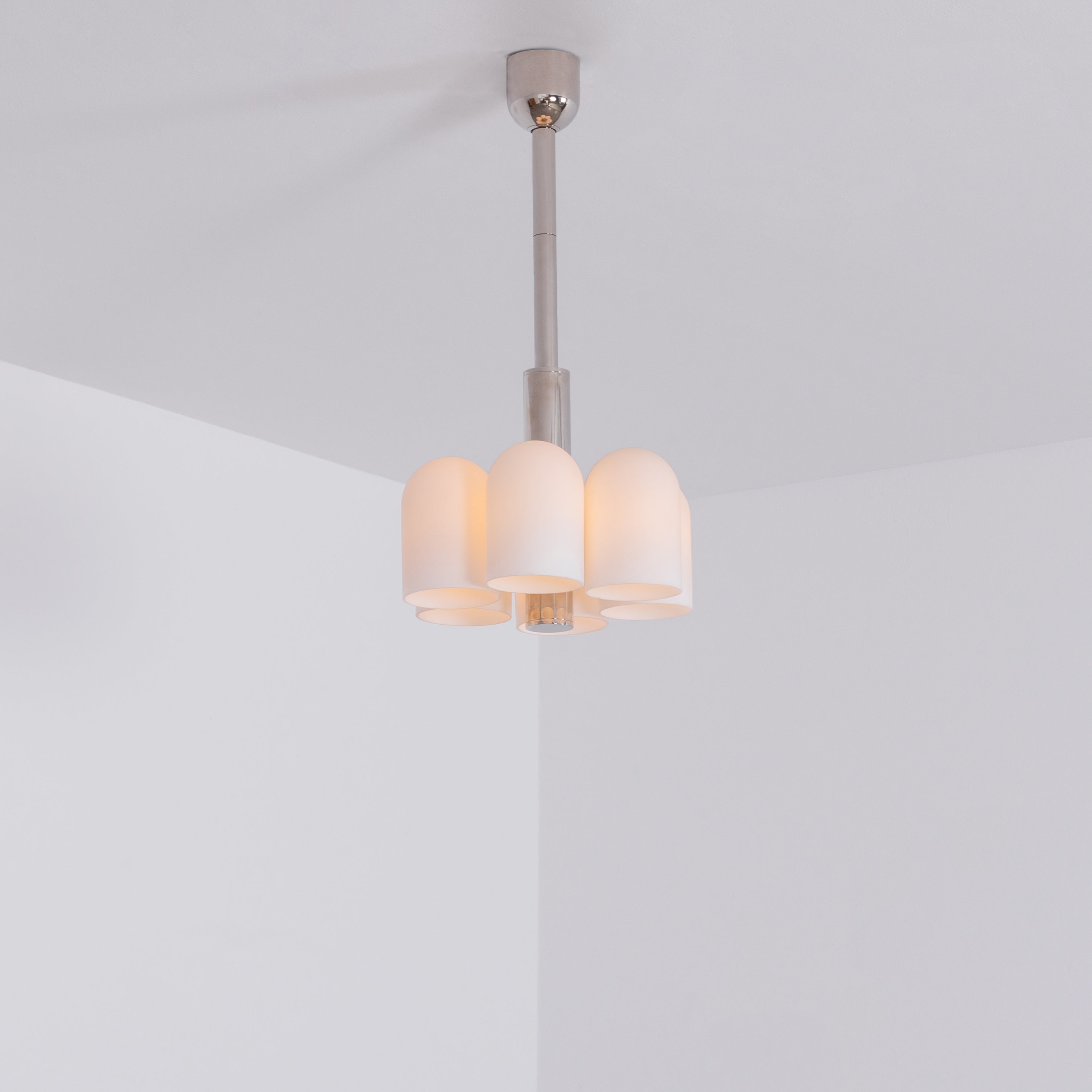 Schwung Odyssey 6 Light Pendant - Opal Mat Glass