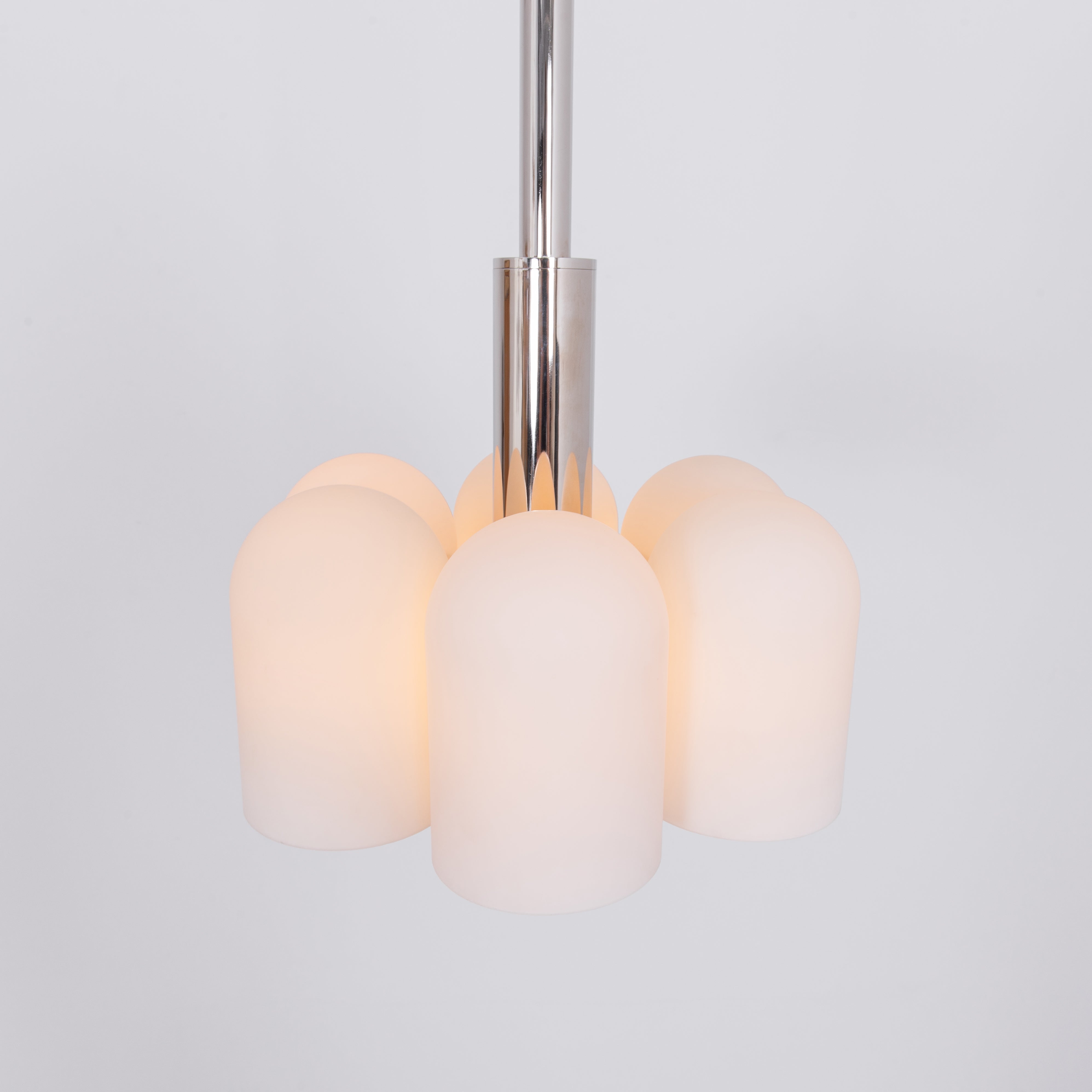 Schwung Odyssey 6 Light Pendant - Opal Mat Glass