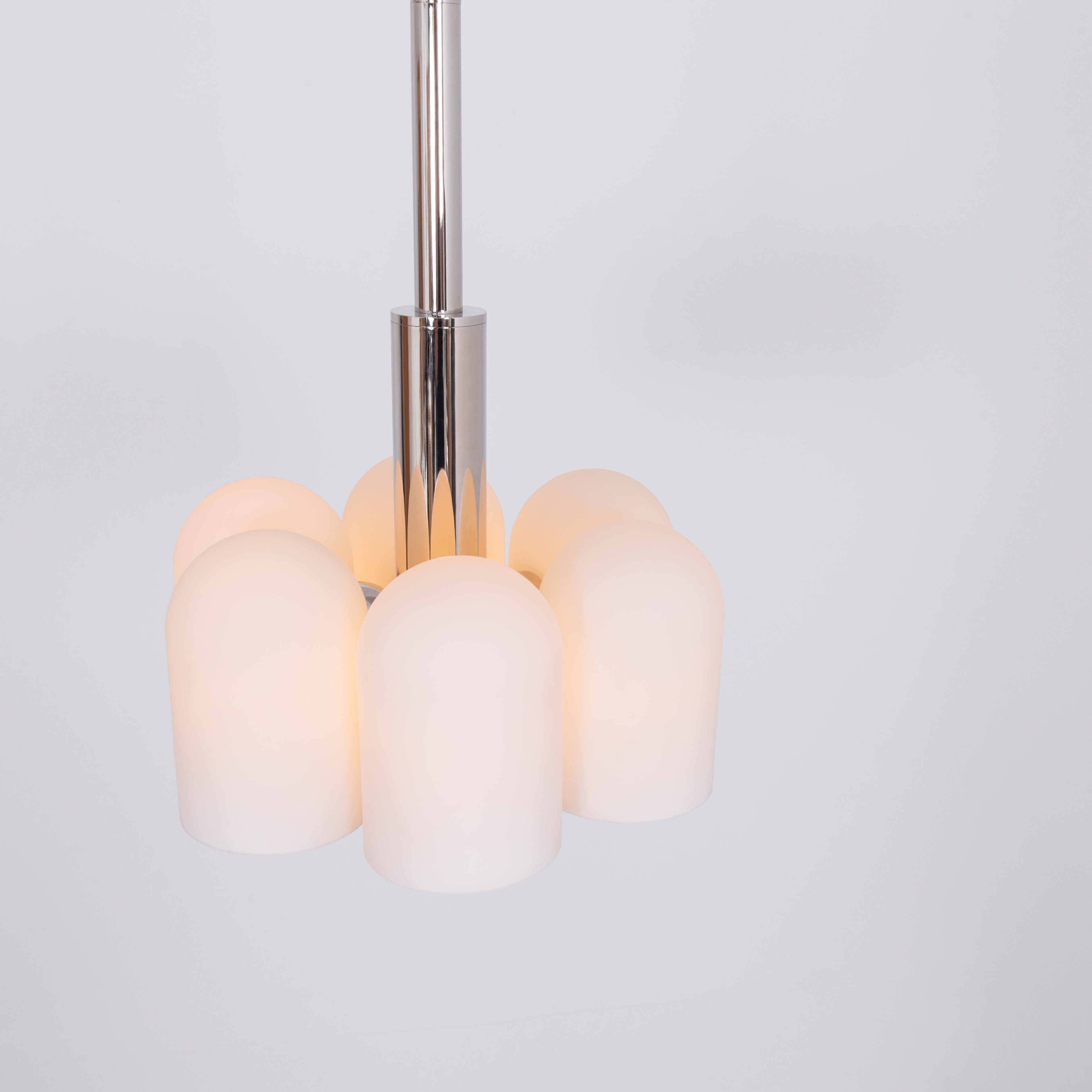 Schwung Odyssey 6 Light Pendant - Opal Mat Glass