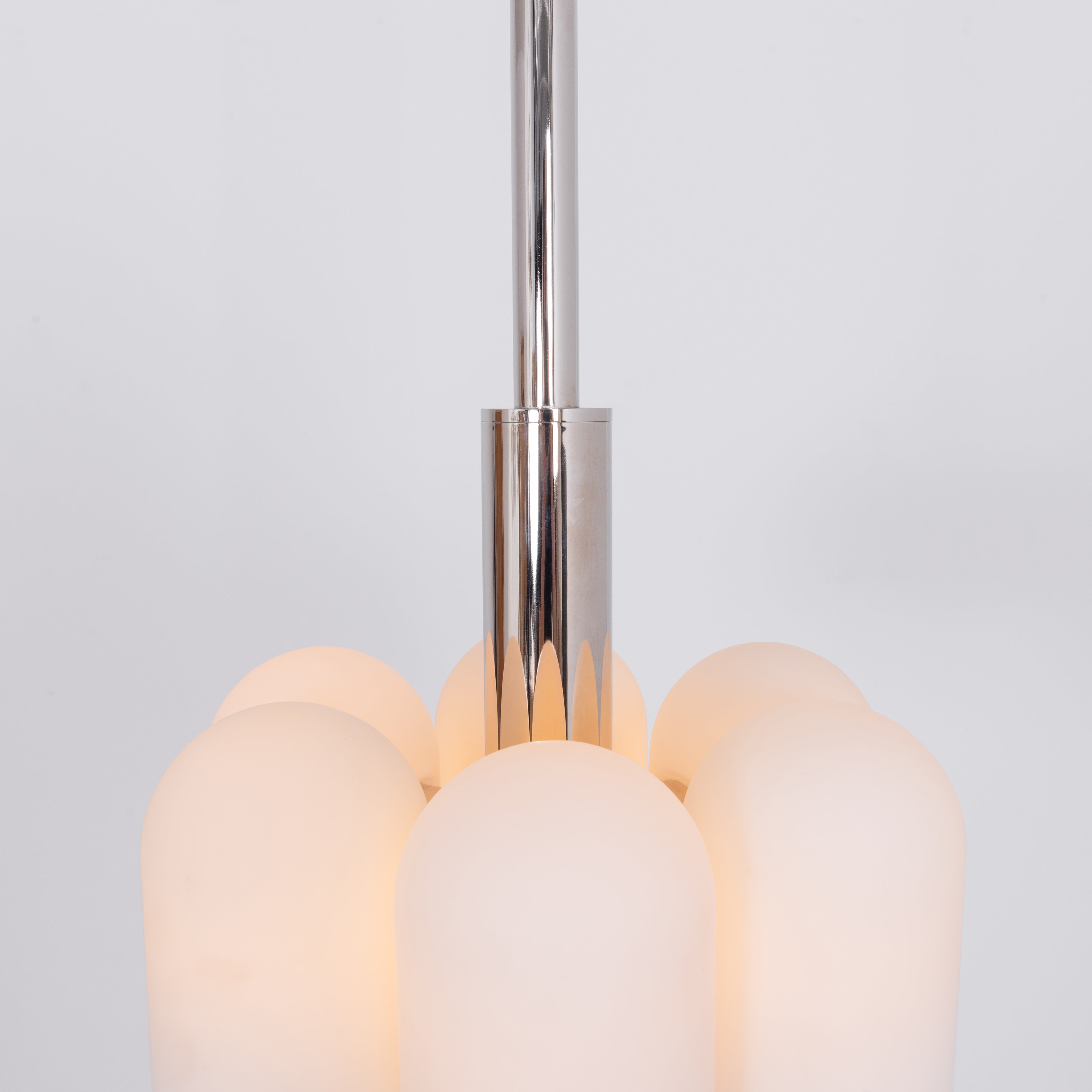 Schwung Odyssey 6 Light Pendant - Opal Mat Glass
