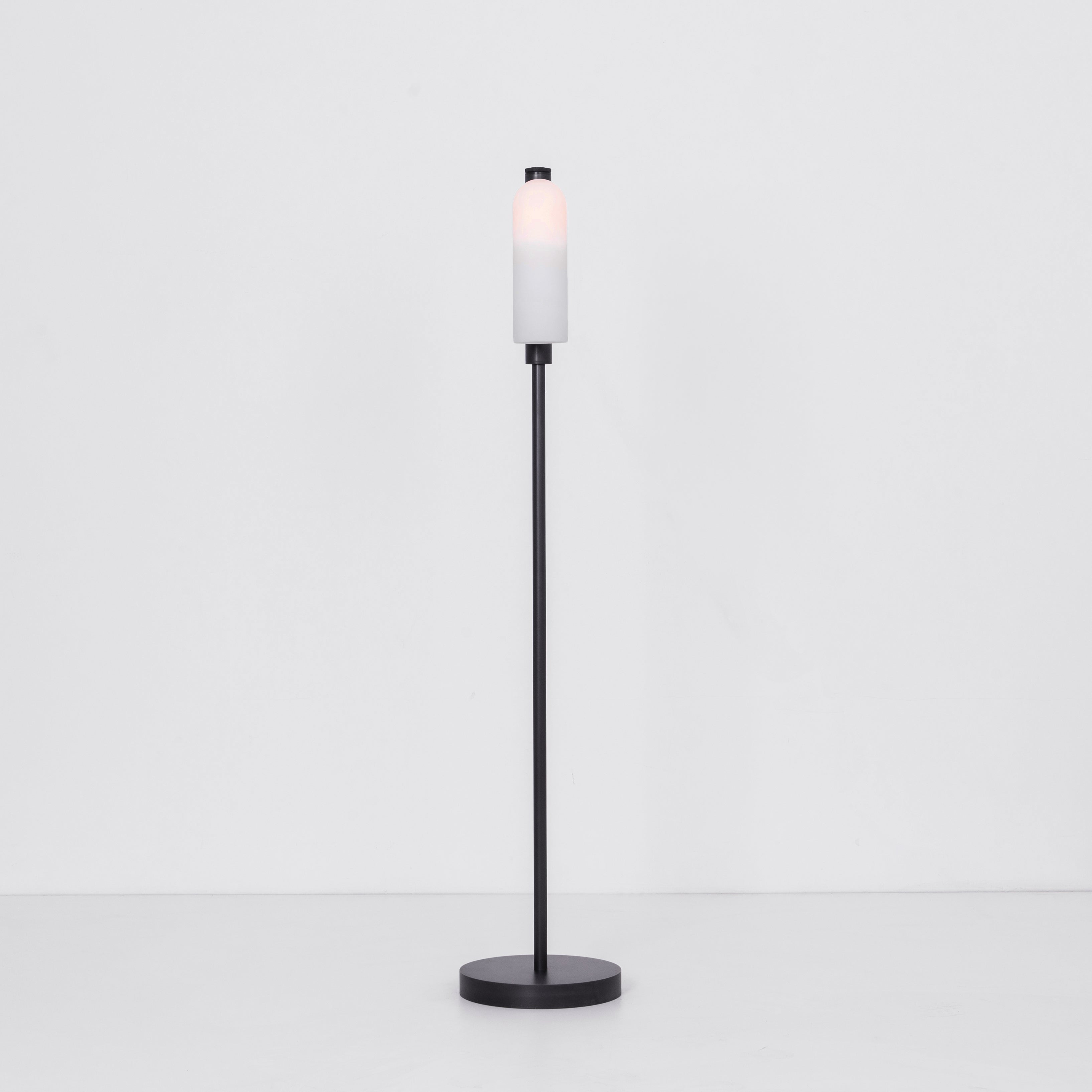 Schwung Odyssey 1 Floor Lamp - Opal Mat Glass