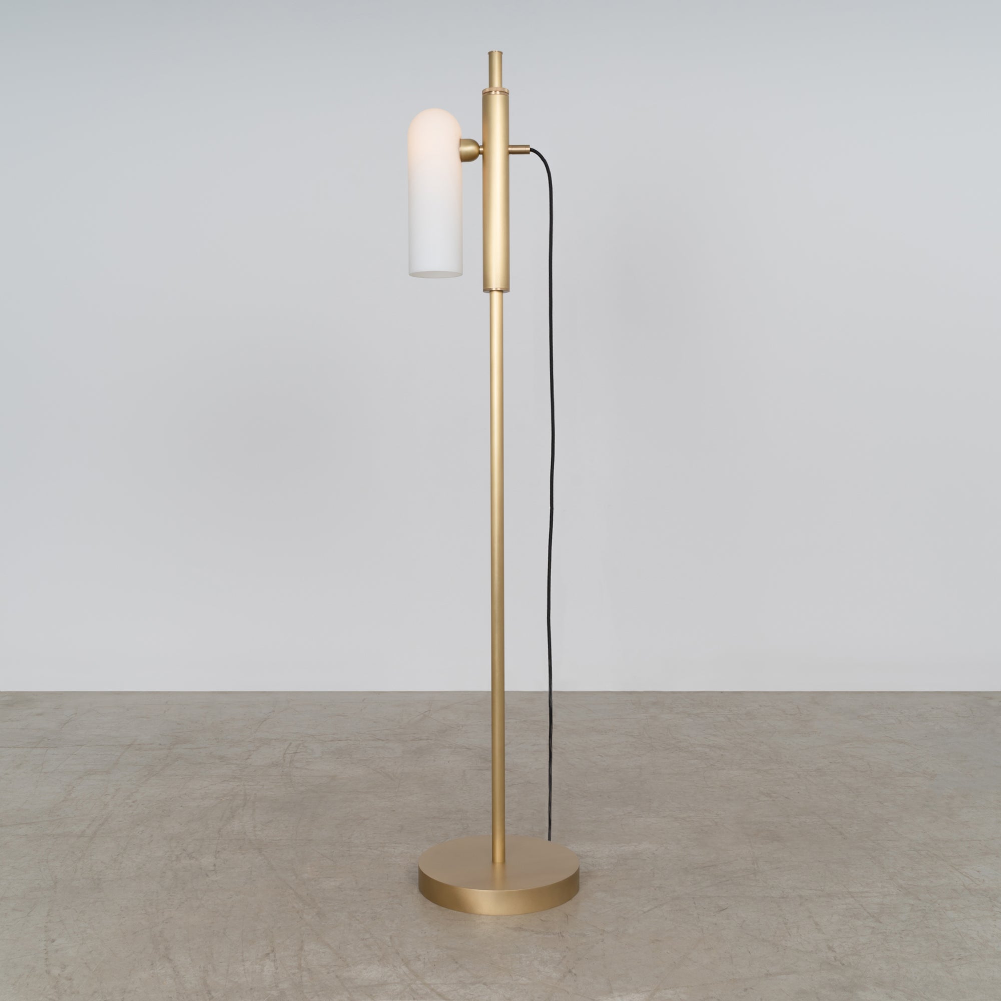 Schwung Odyssey 1 Floor Lamp - Opal Mat Glass