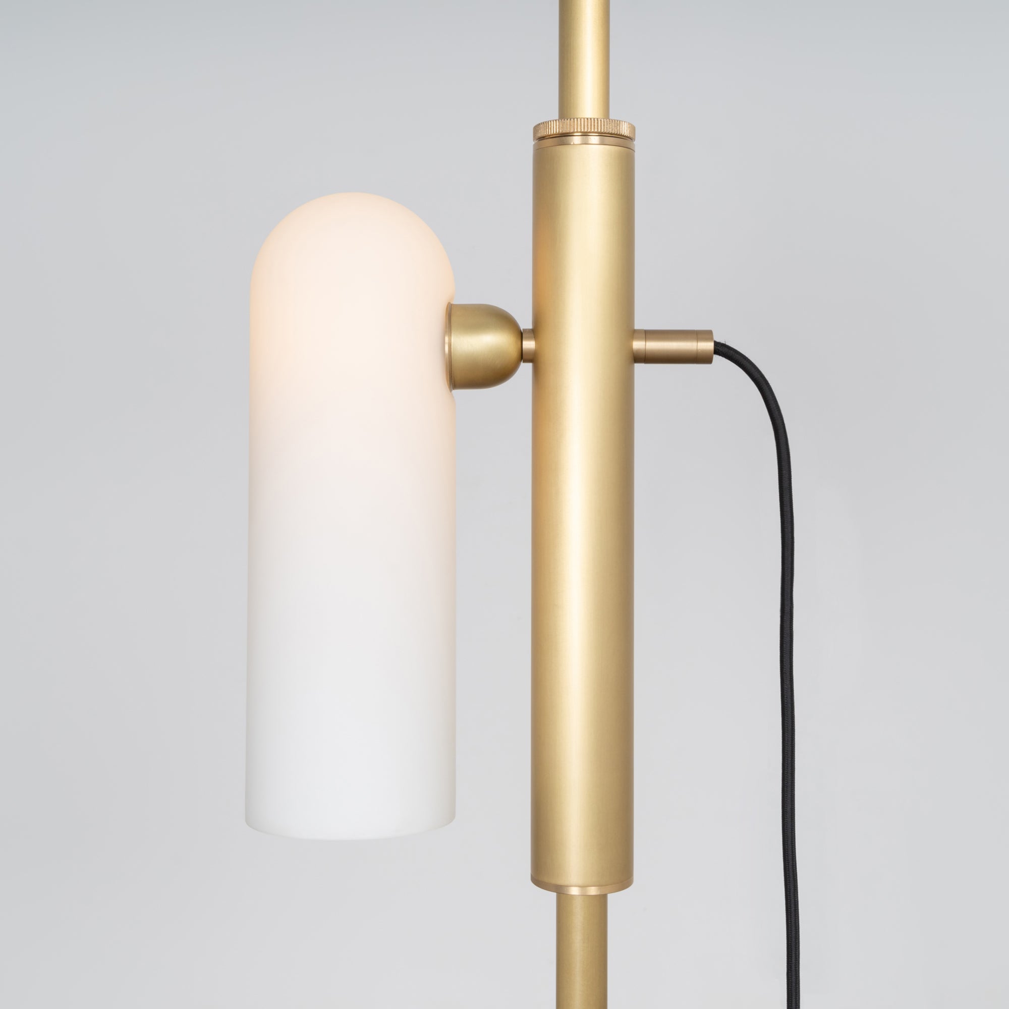 Schwung Odyssey 1 Floor Lamp - Opal Mat Glass