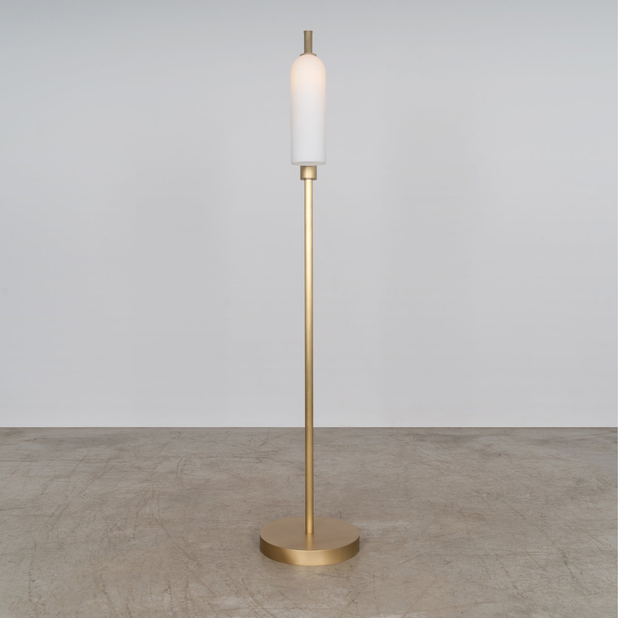 Schwung Odyssey 1 Floor Lamp - Opal Mat Glass