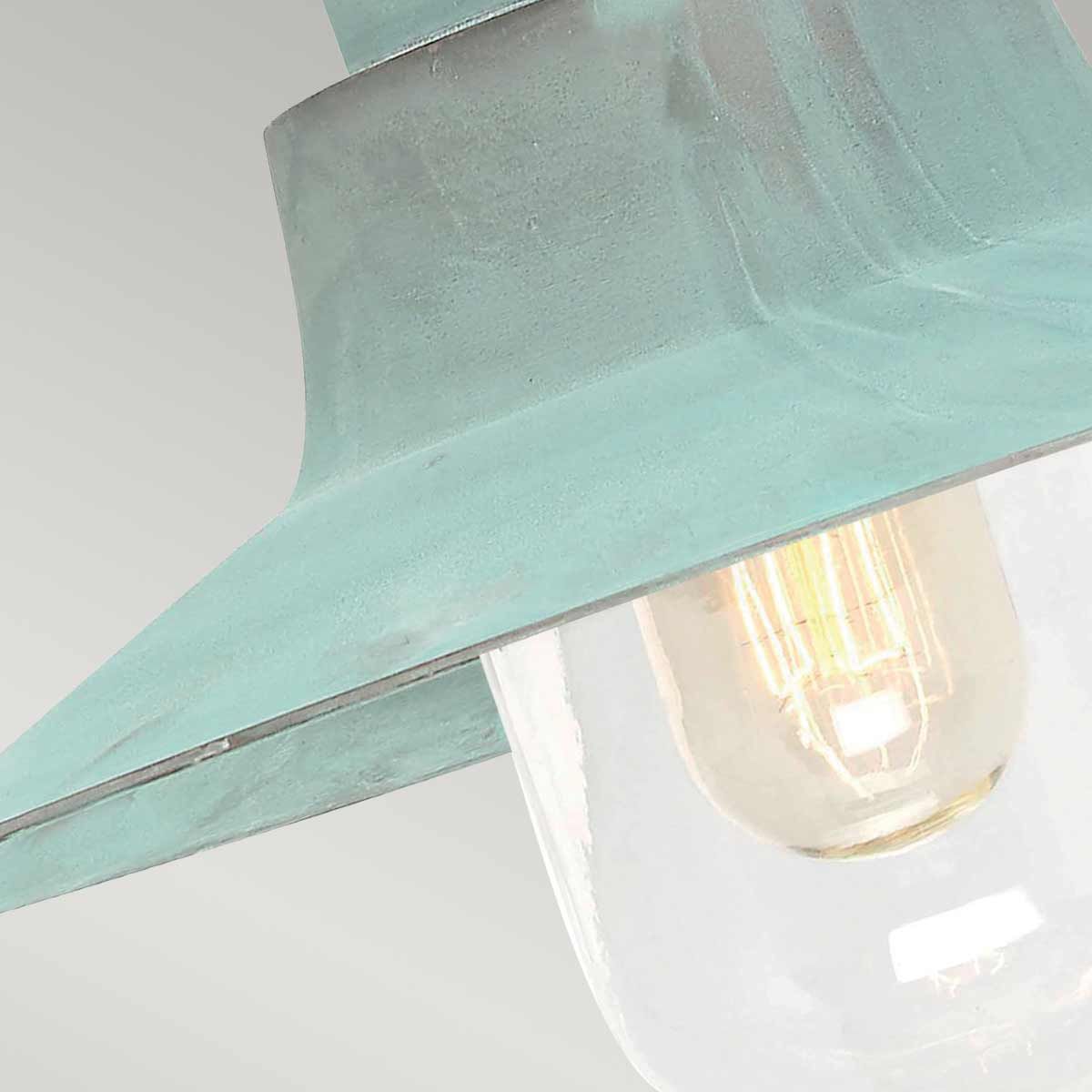 Elstead Sheldon Single Wall Lantern - Verdigris