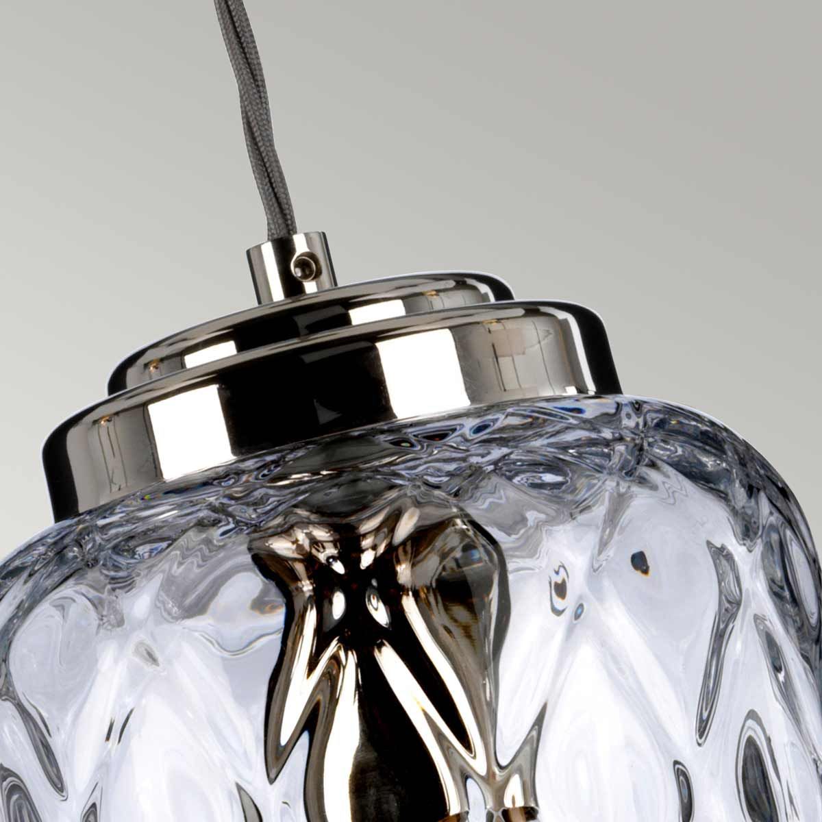 Elstead Sola Single Pendant - Polished Nickel