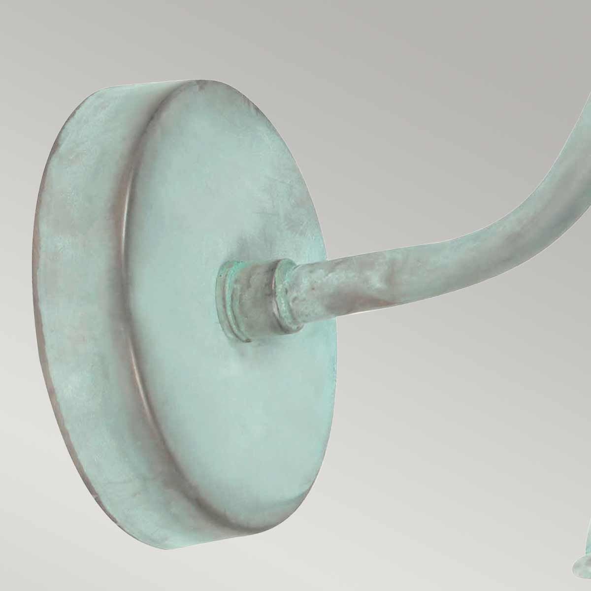 Elstead Somerton Single Wall Lantern - Verdigris