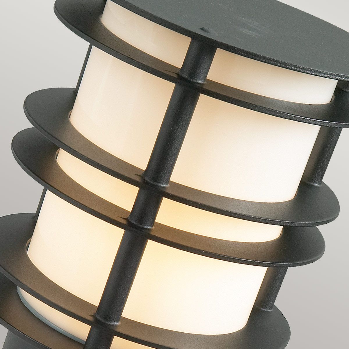 Norlys Stockholm 1 Light Medium Bollard - Black