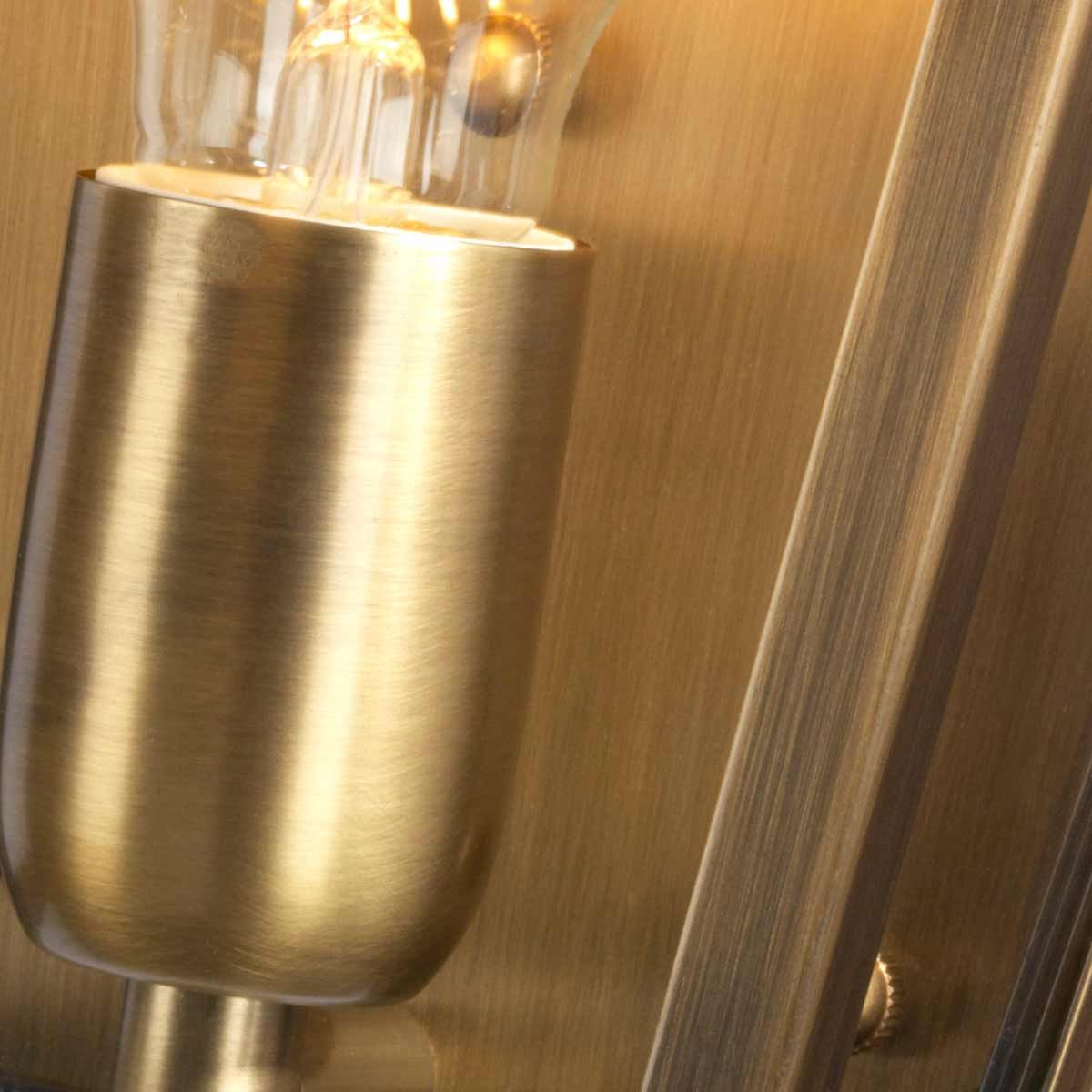 Elstead St James Single Wall Lantern - Aged Brass