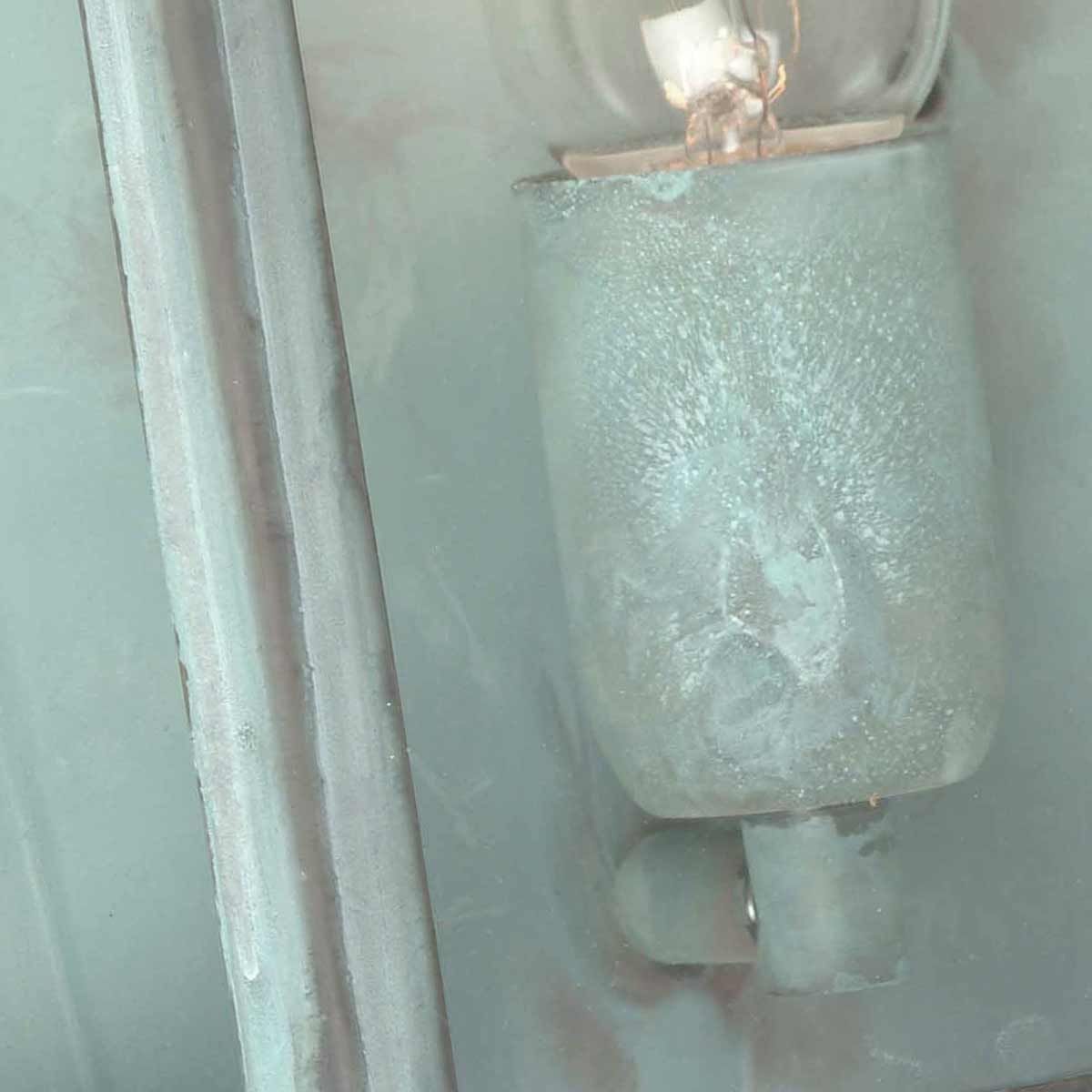 Elstead St Martins Single Wall Lantern - Verdigris