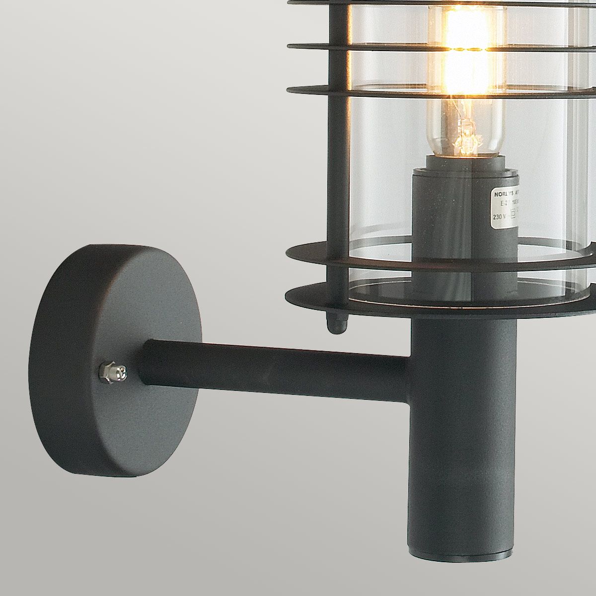 Norlys Stockholm Grande Single Wall Lantern - Black