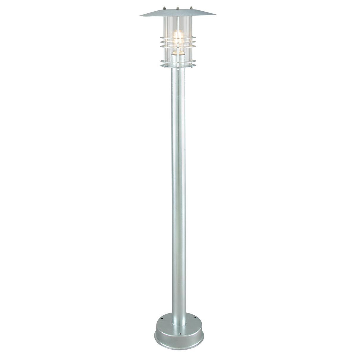 Norlys Stockholm Single Pillar - Galvanised