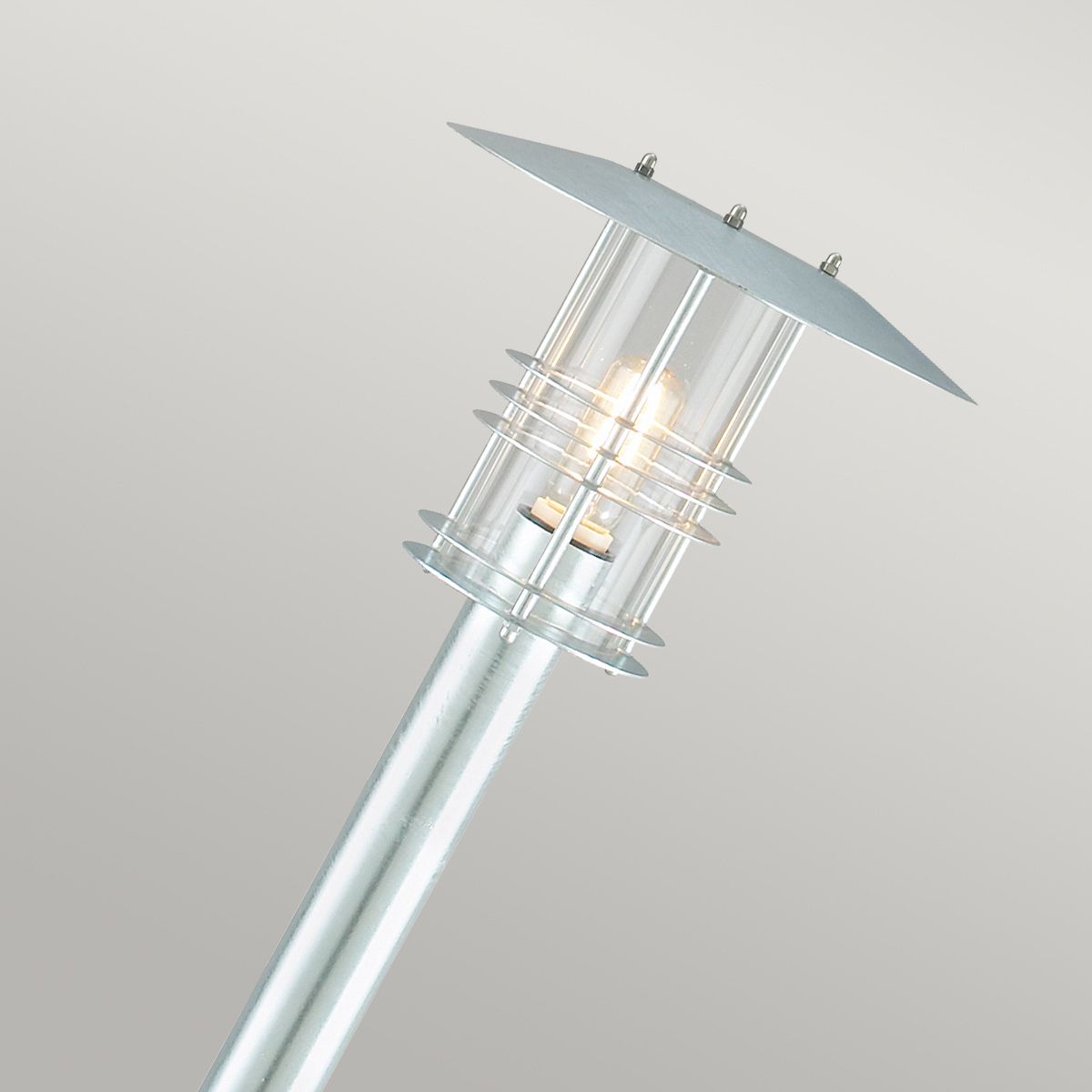 Norlys Stockholm Single Pillar - Galvanised