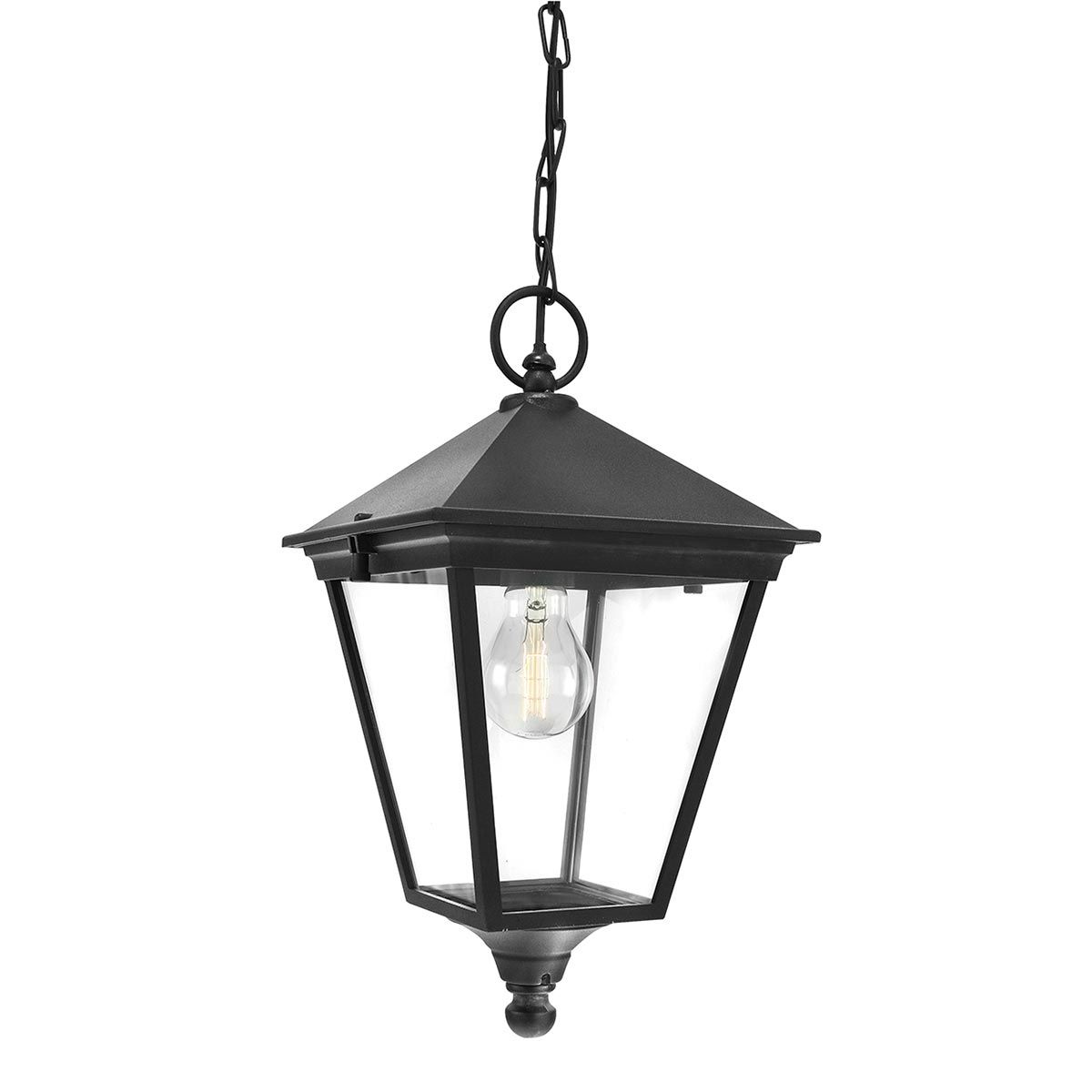 Norlys Turin Single Chain Lantern - Black