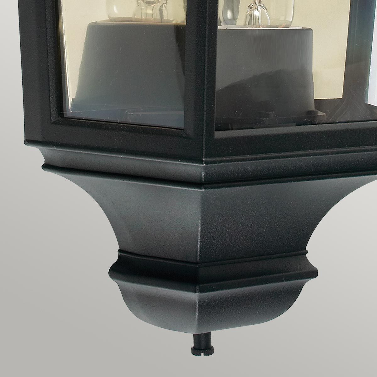 Norlys Turin Single Half Lantern - Black