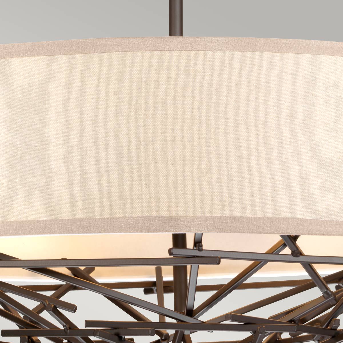 Elstead Taiko 4 Light Pendant - Olde Bronze