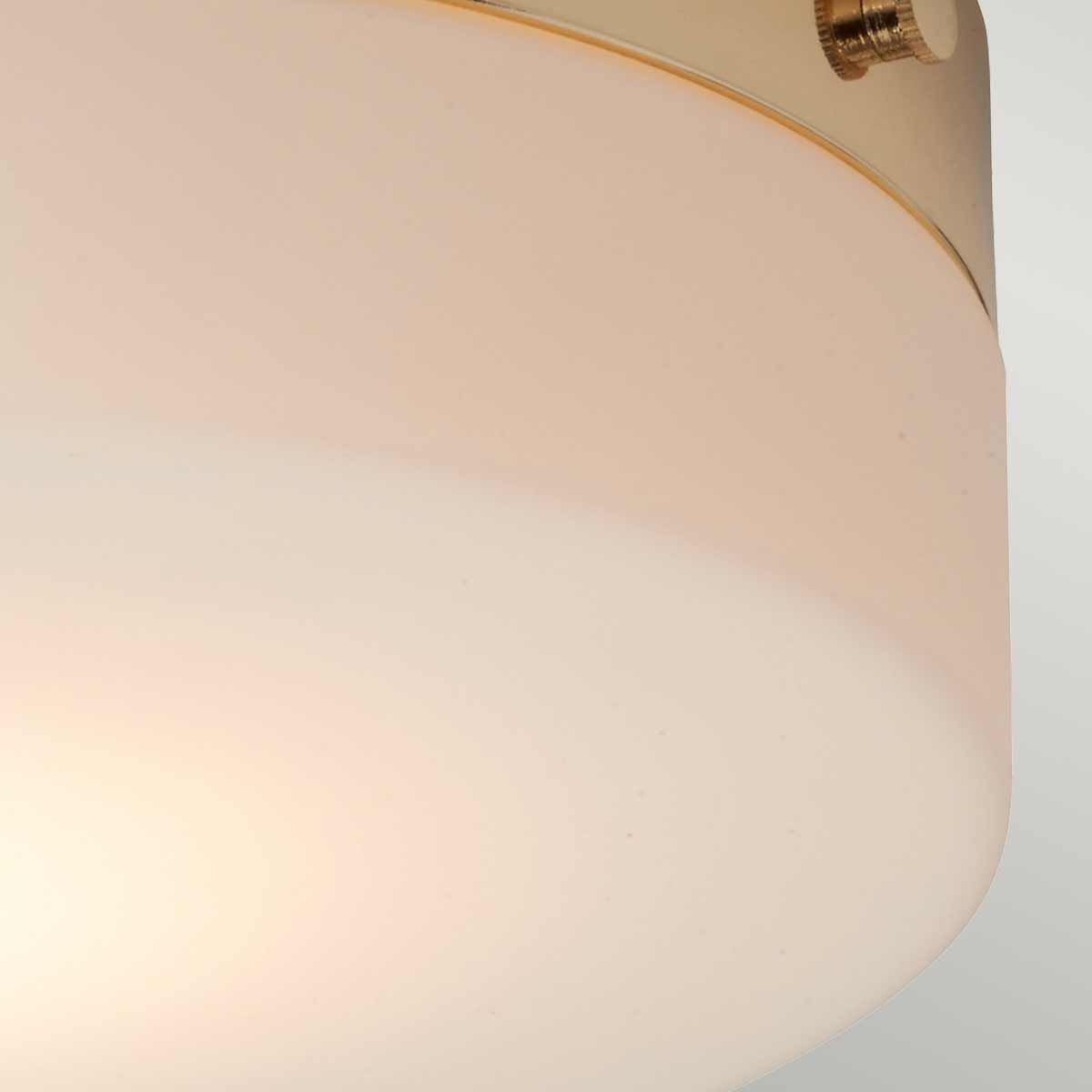 Elstead Tamar Single Large Bathroom Flush Fitting - Polished Gold