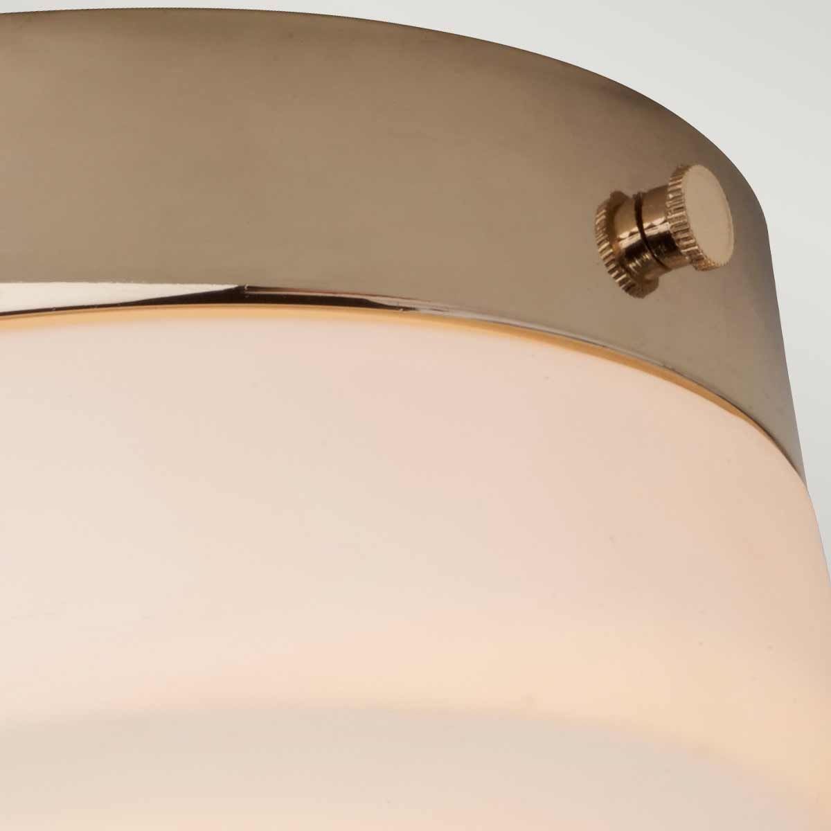 Elstead Tamar Single Medium Bathroom Flush Fitting - Polished Gold