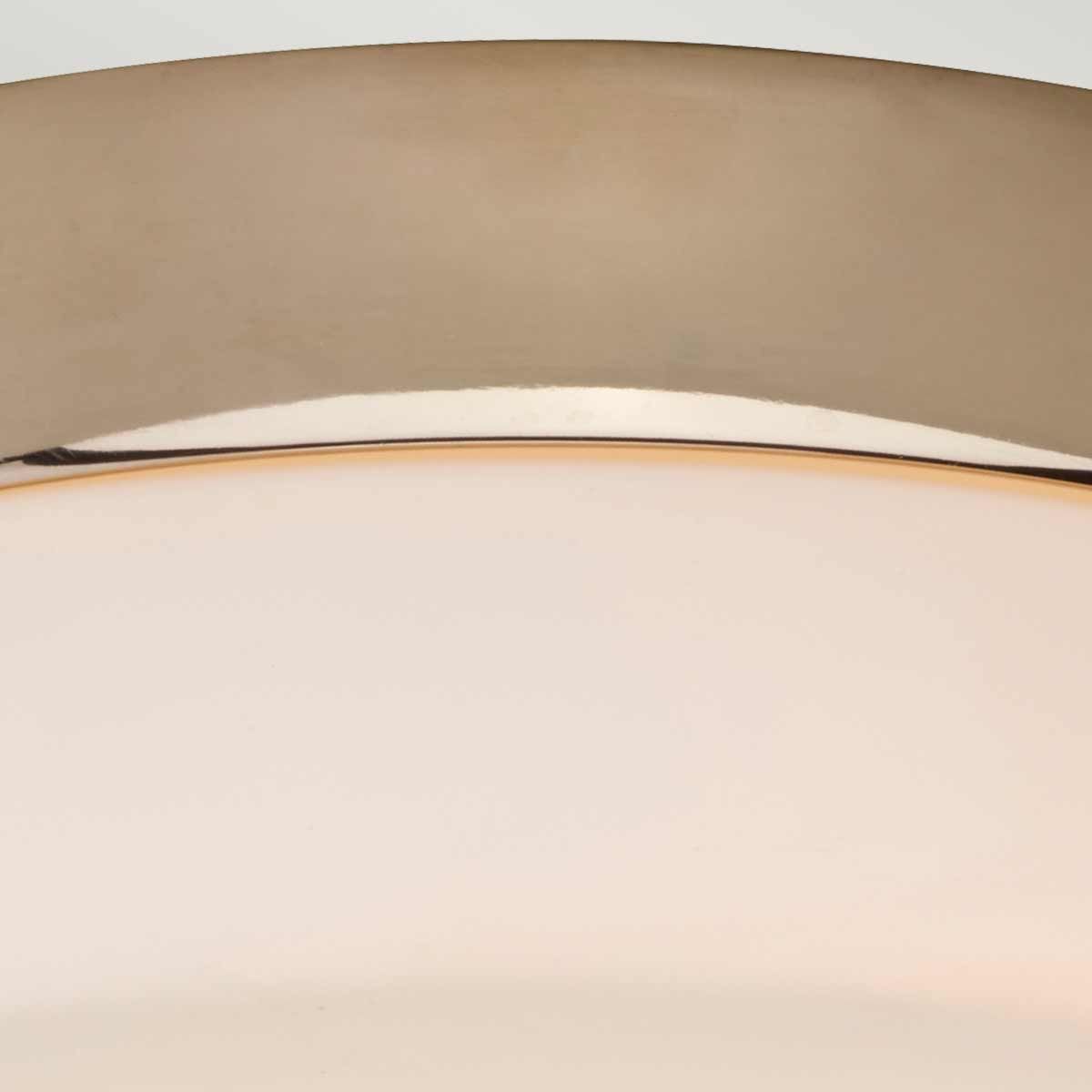 Elstead Tamar Single Medium Bathroom Flush Fitting - Polished Gold