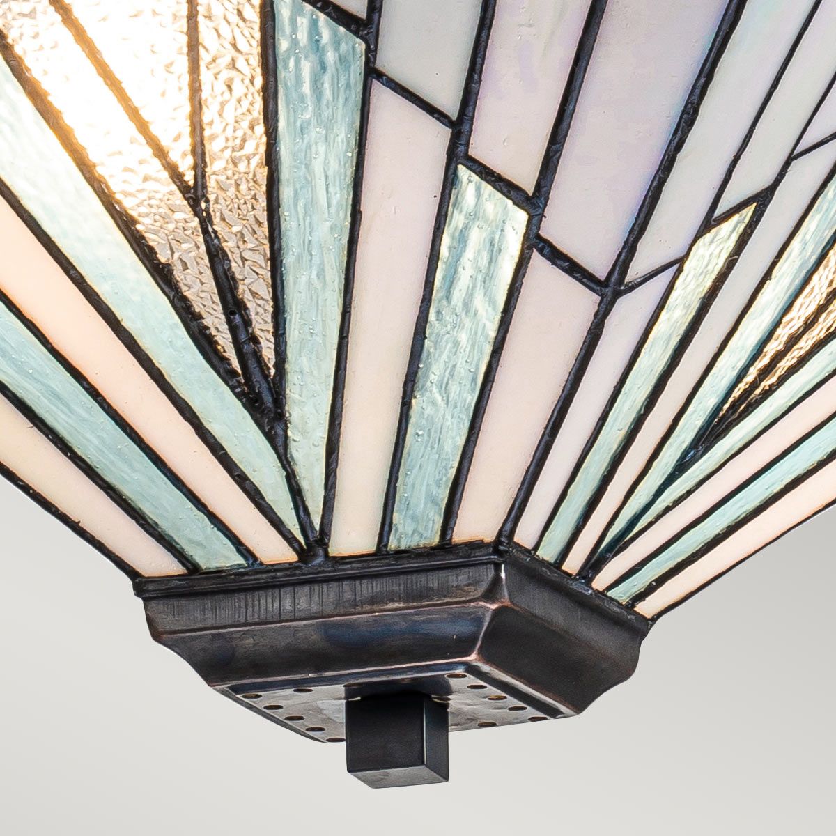 Elstead Alderley 2 Light Trio-Mount Pendant - Vintage Bronze