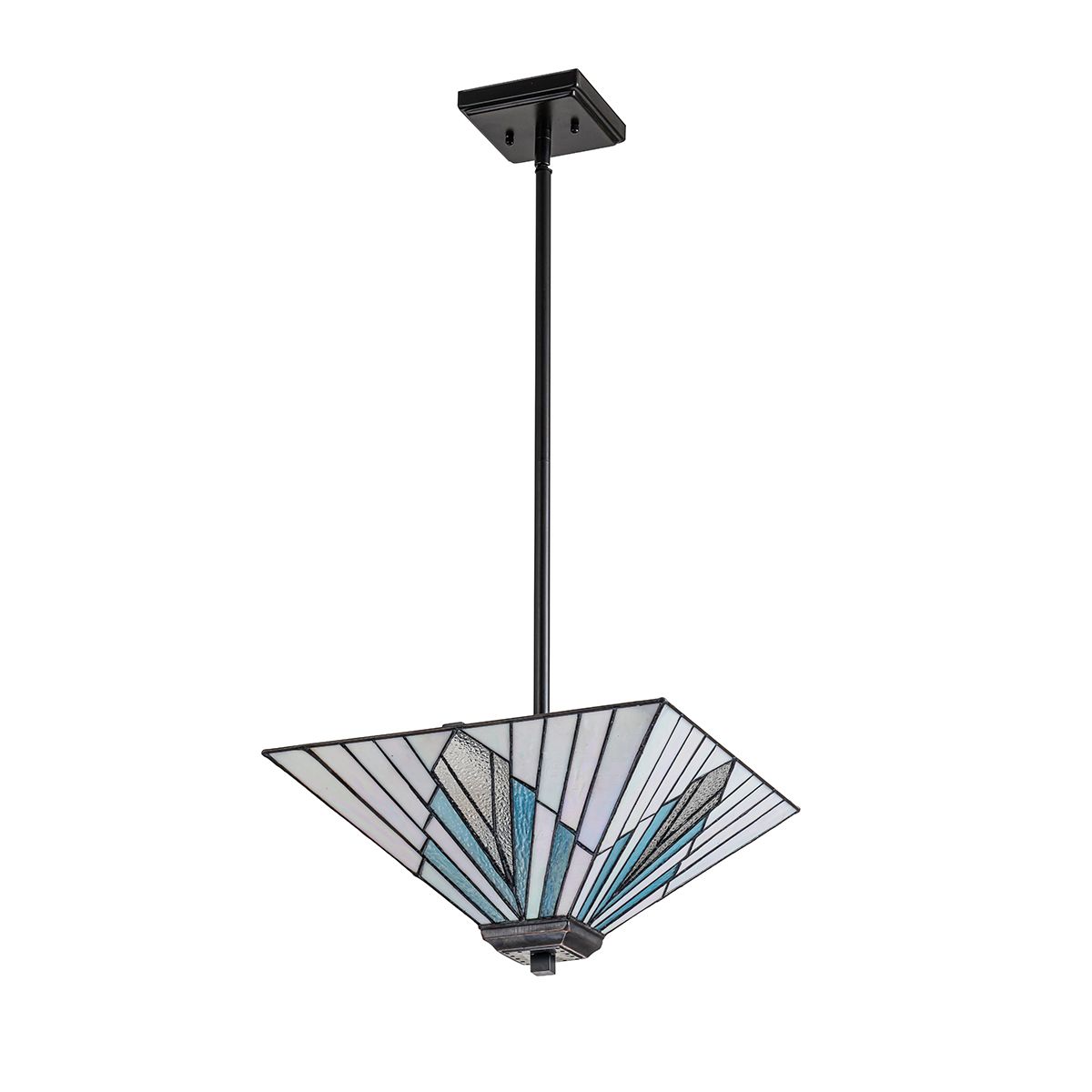 Elstead Alderley 2 Light Trio-Mount Pendant - Vintage Bronze